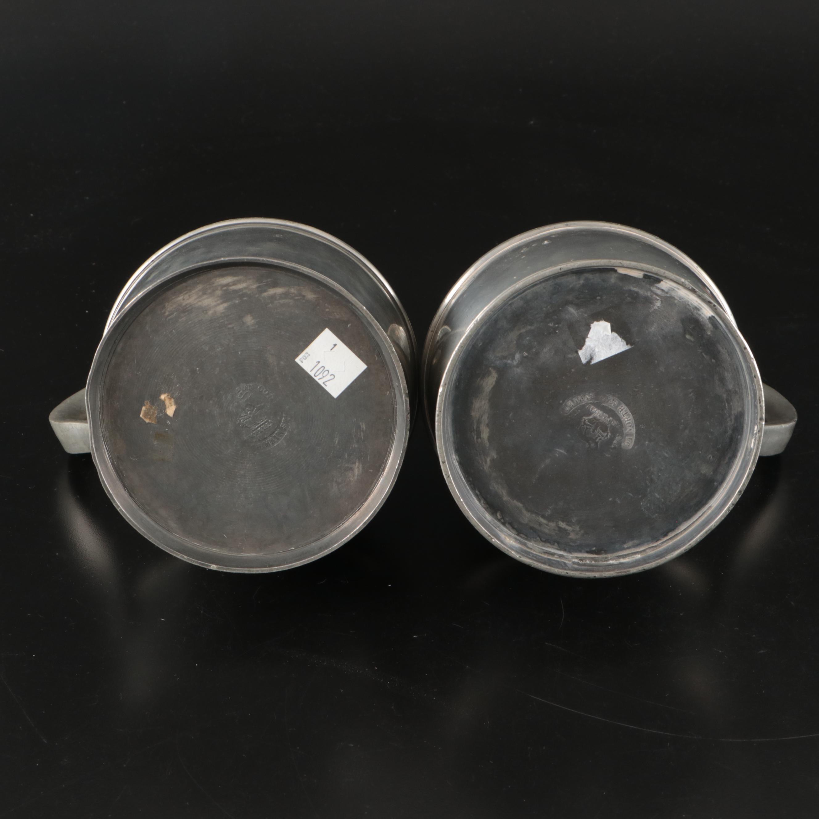 Joseph Austin & Sons Irish Pewter with Other Haystack Measures and Plates