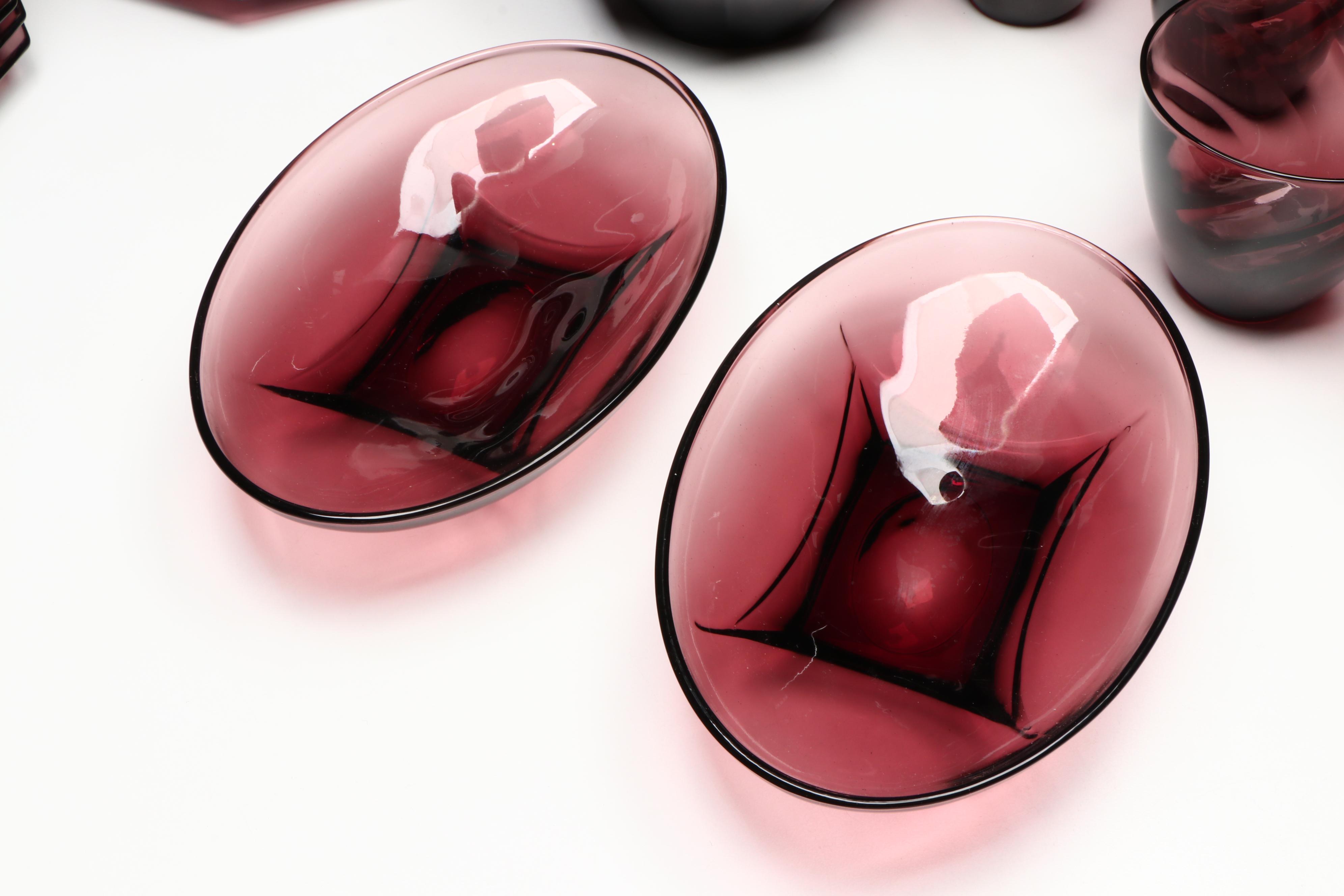 Vintage Hazel-Atlas "Moroccan Amethyst" Glass Dinnerware