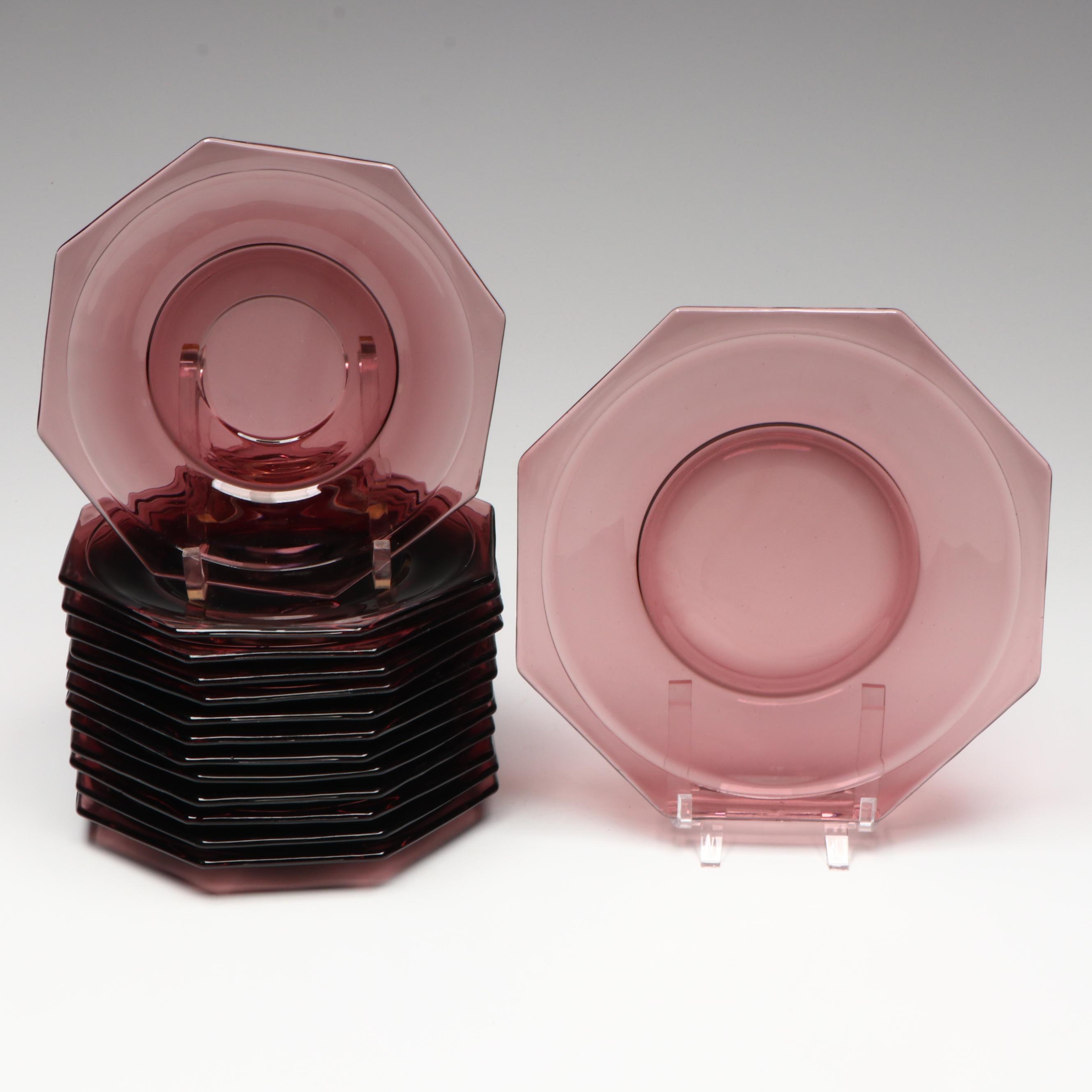 Vintage Hazel-Atlas "Moroccan Amethyst" Glass Dinnerware