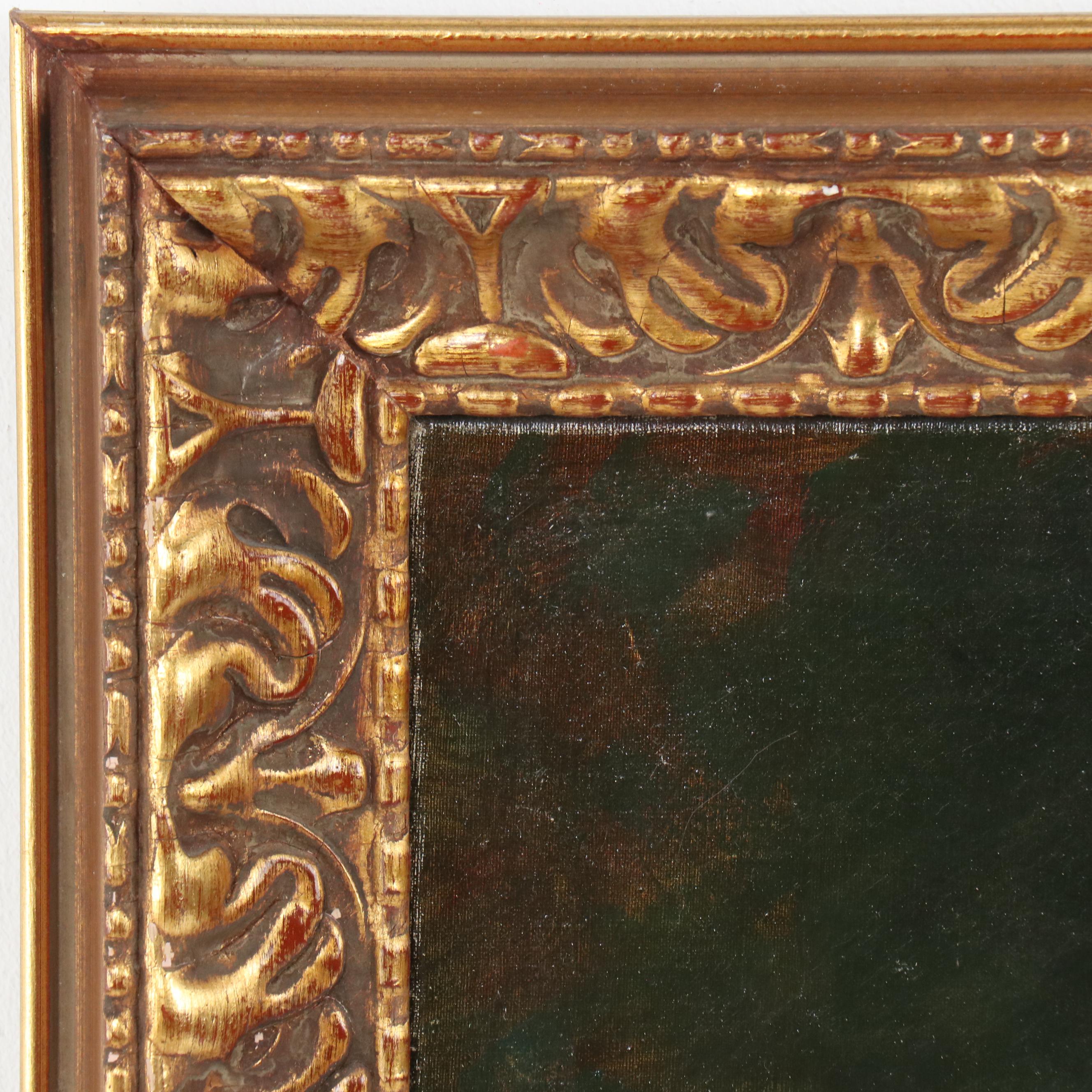 Oil Portrait of Young Woman, Circa 1920