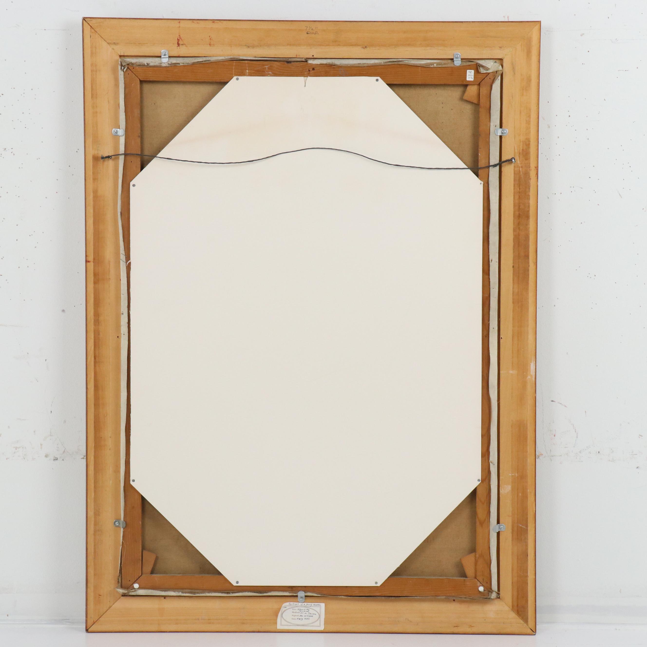 Oil Portrait of Young Woman, Circa 1920