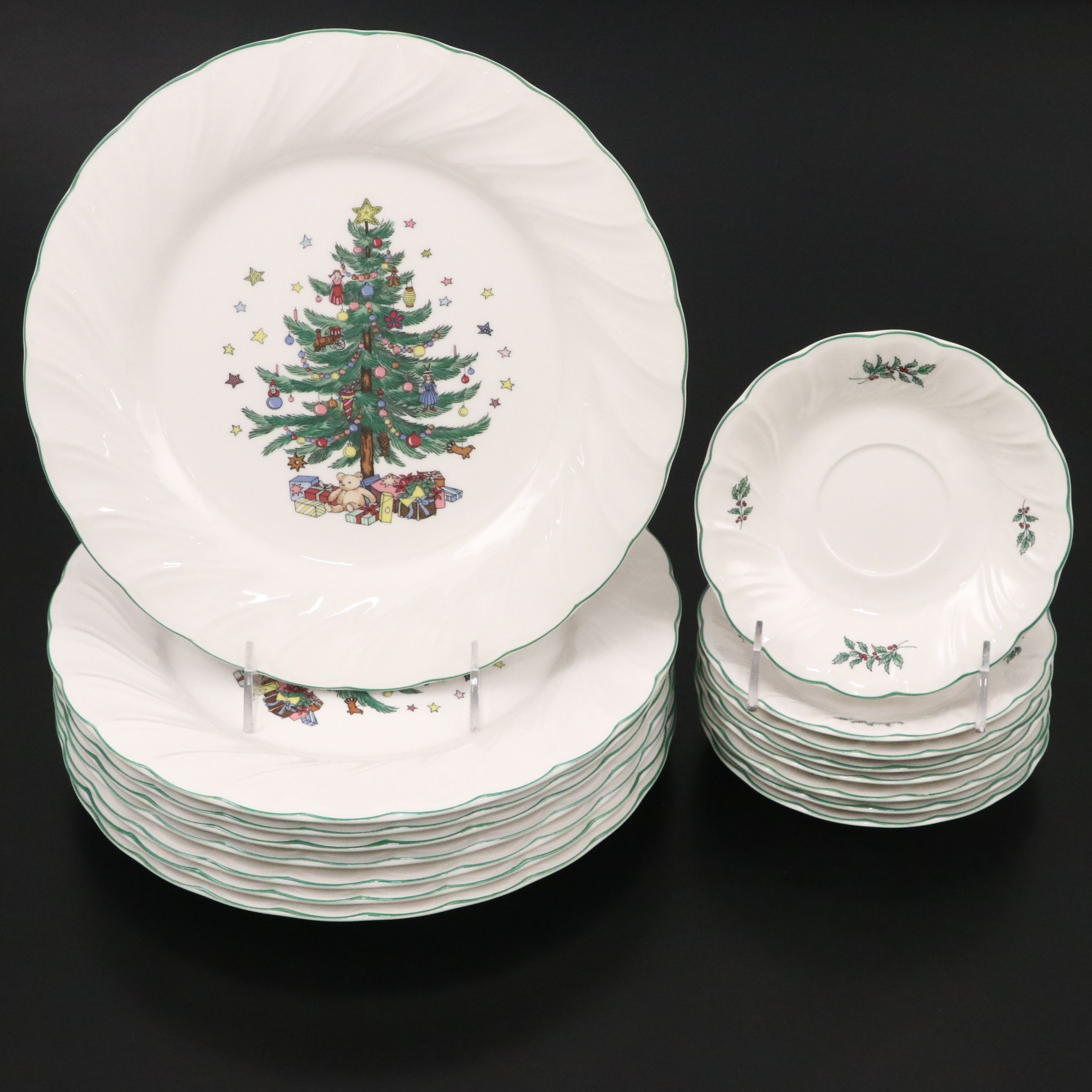 Nikko "Happy Holidays" Dinnerware and Serving Bowl