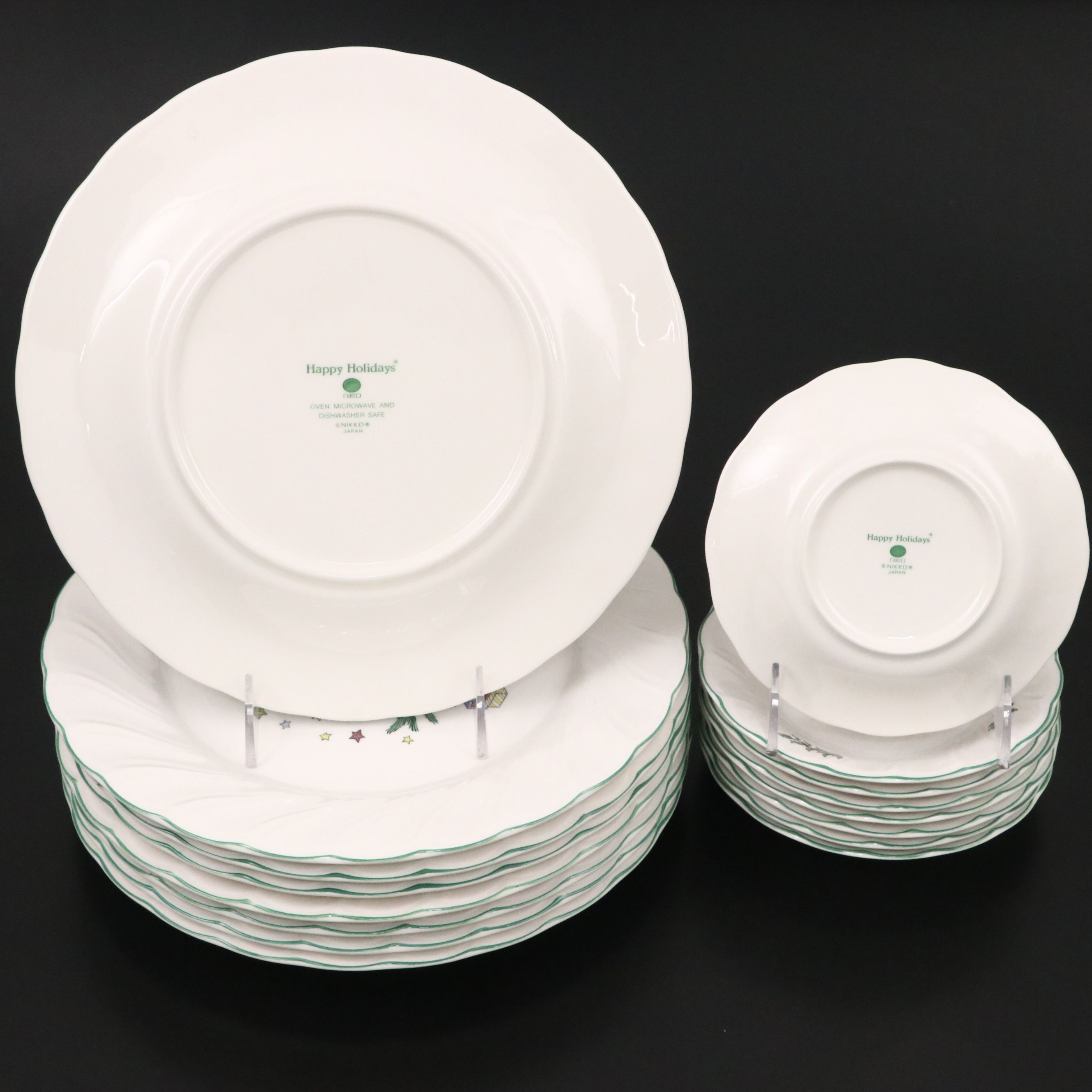 Nikko "Happy Holidays" Dinnerware and Serving Bowl