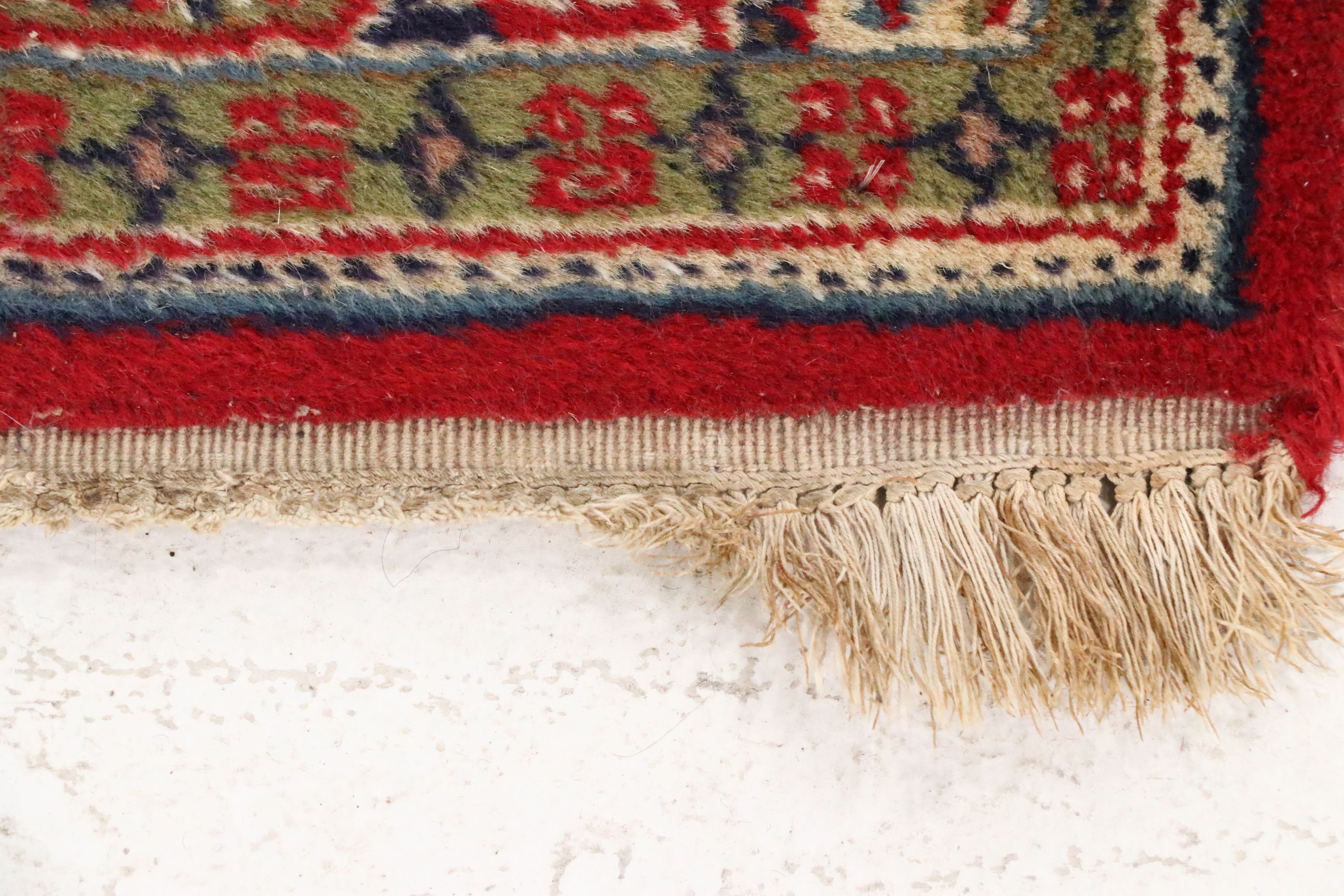 2'11 x 5'6 Hand-Knotted Persian Seraband Accent Rug