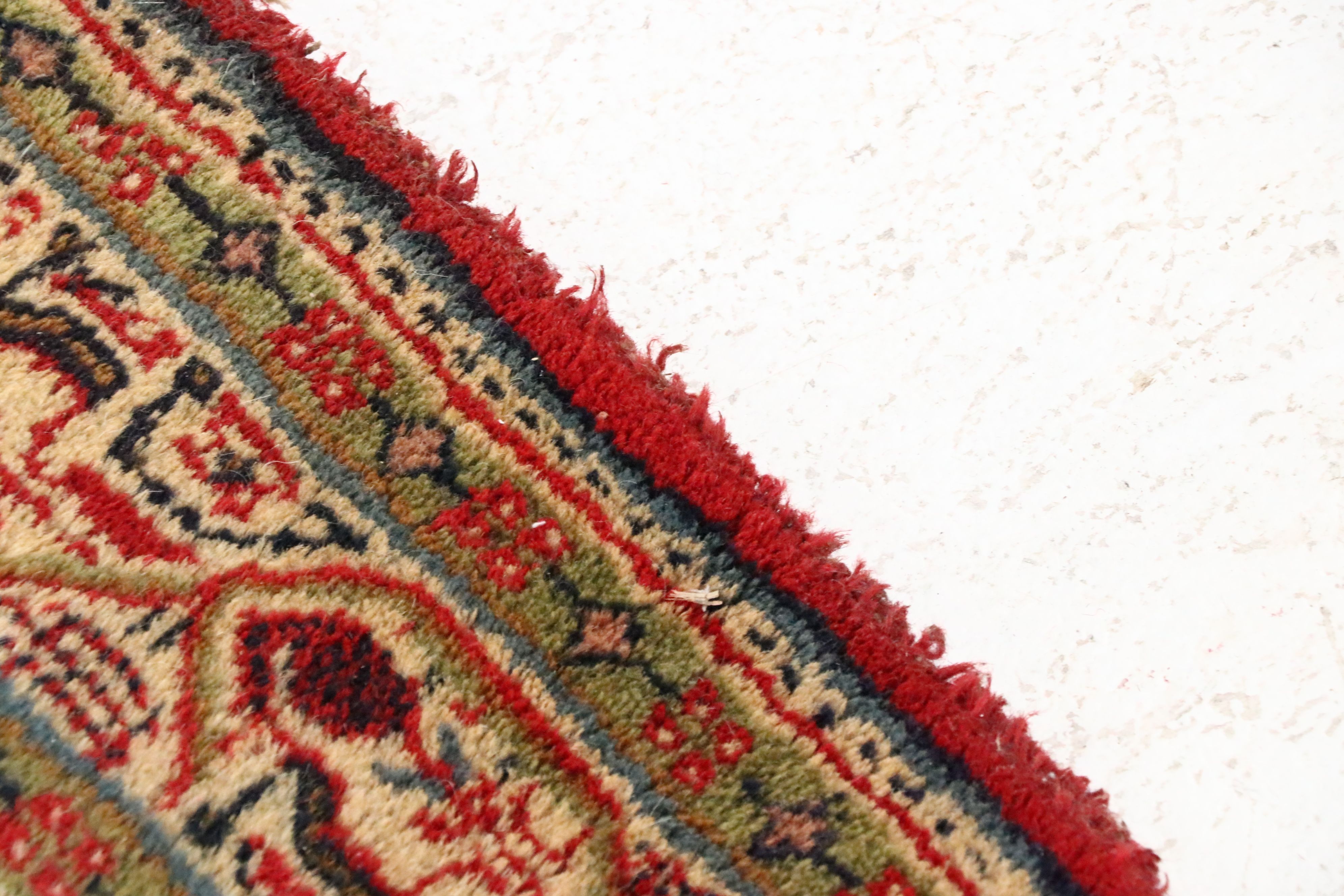 2'11 x 5'6 Hand-Knotted Persian Seraband Accent Rug