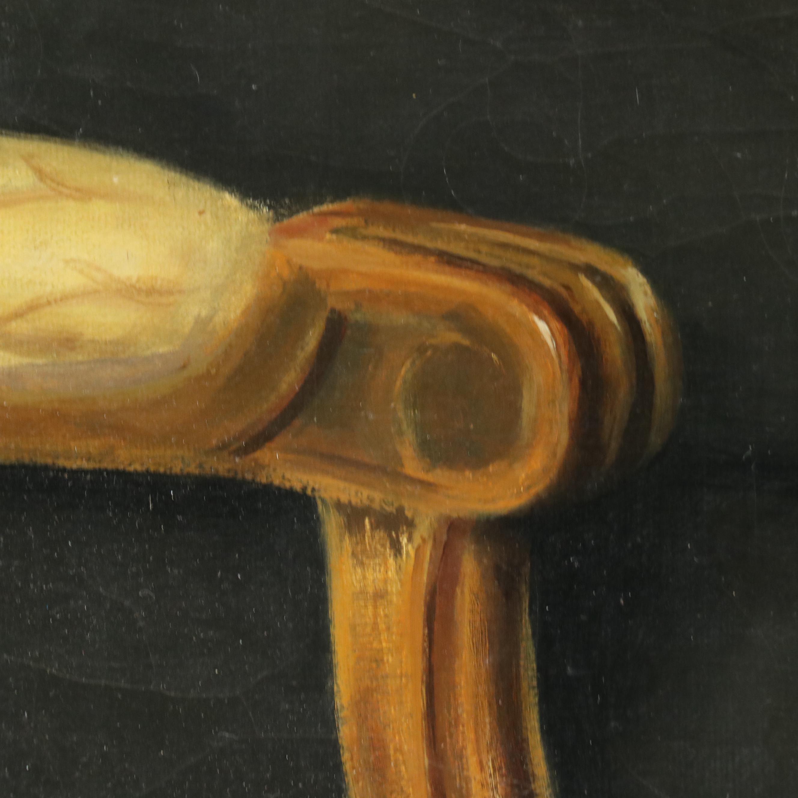 Bernard M. Keyes Oil Portrait of Woman, Late 1940s