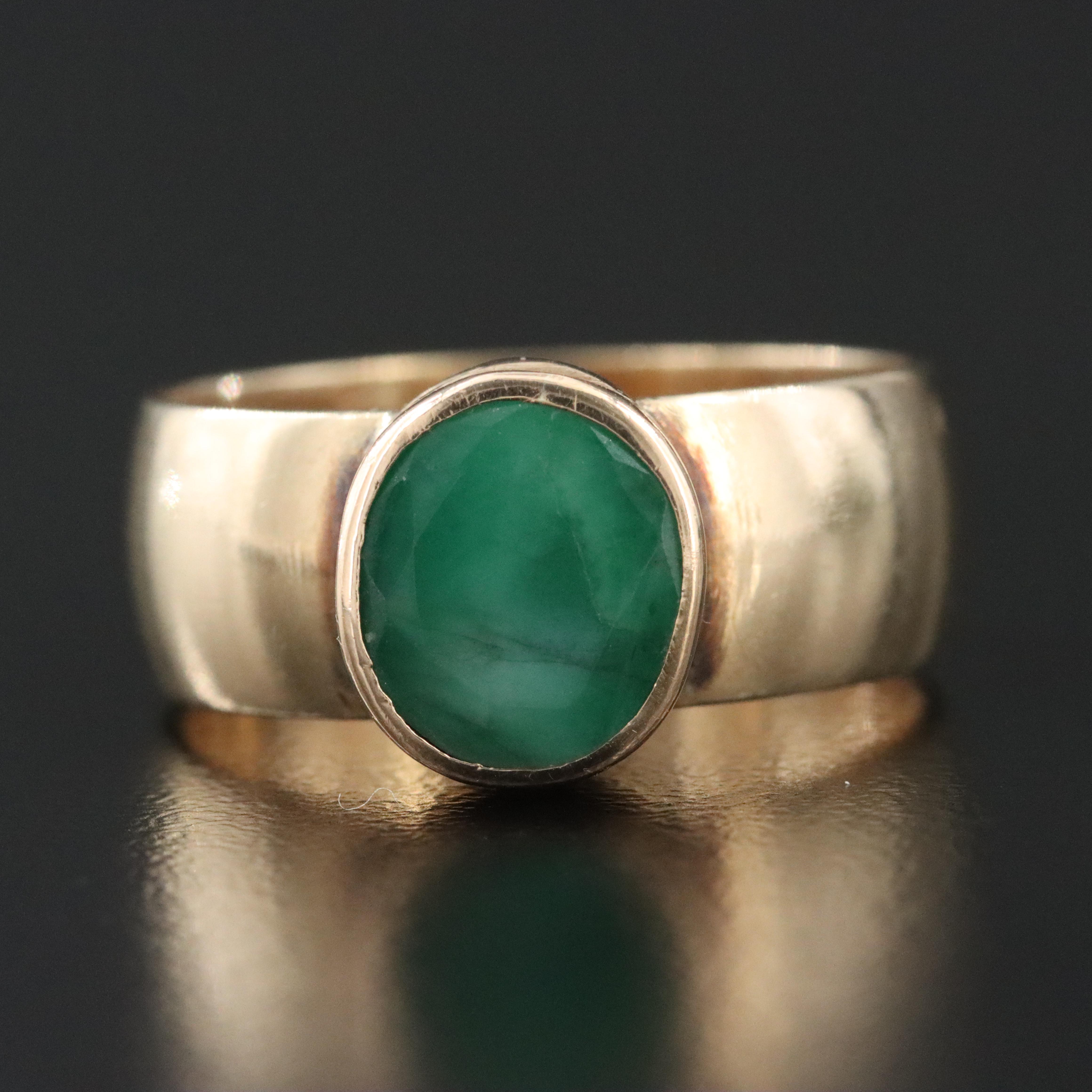 14K 2.00 CT Emerald Ring
