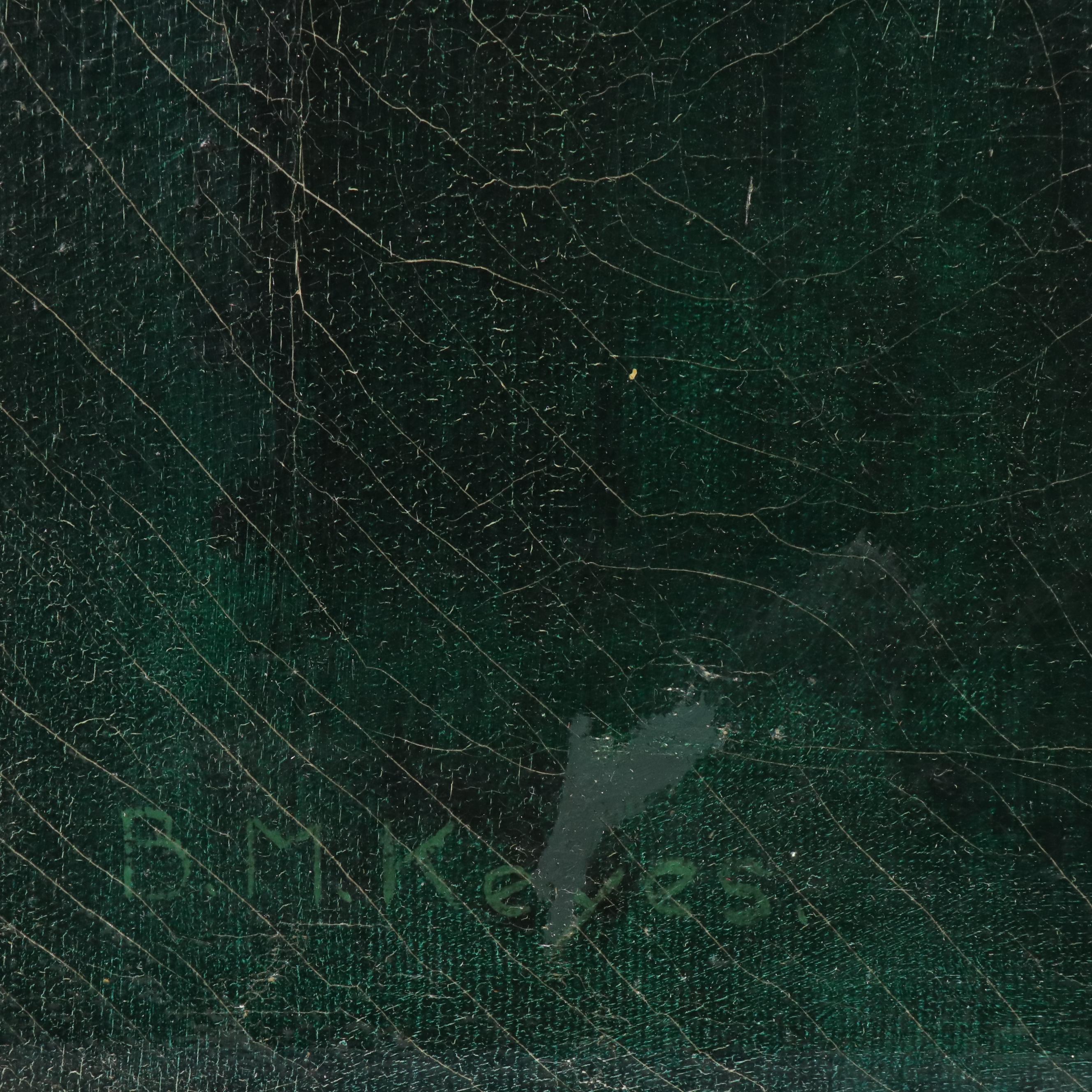 Bernard M. Keyes Oil Portrait of Woman, Late 1940s