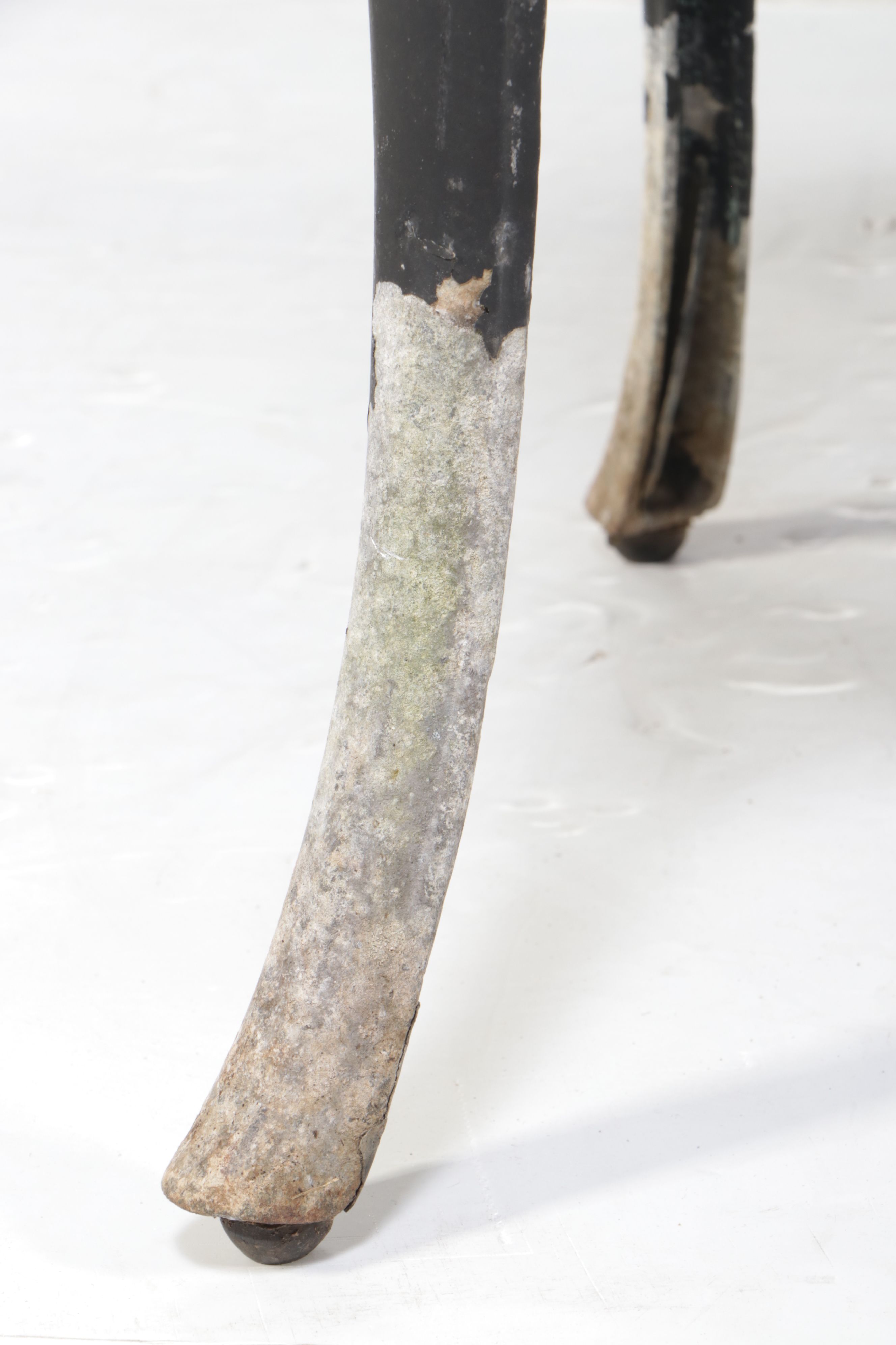 Cast Metal Rose Garden Bench