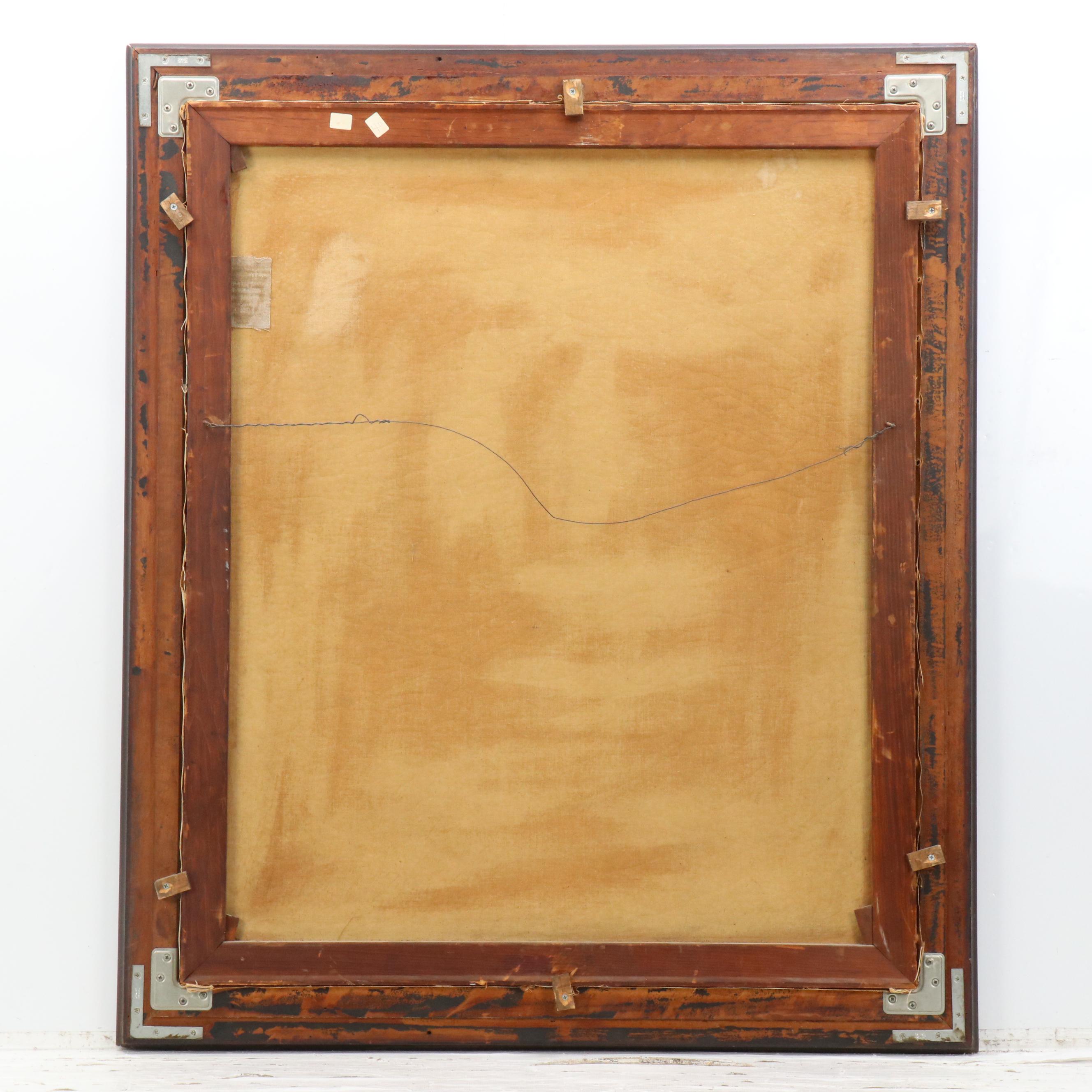 Bernard M. Keyes Oil Portrait of Woman, Late 1940s