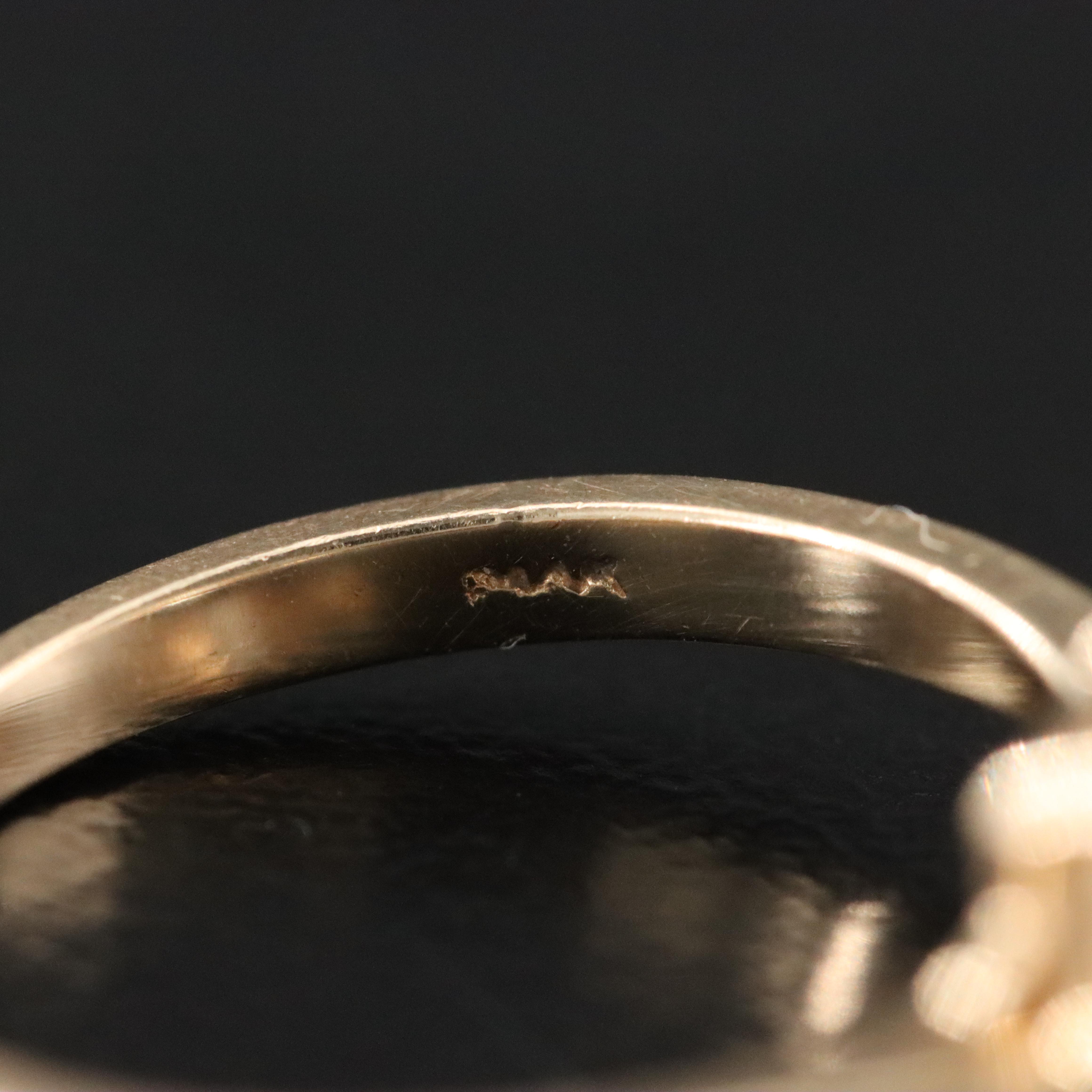 14K Topaz and Diamond Ring