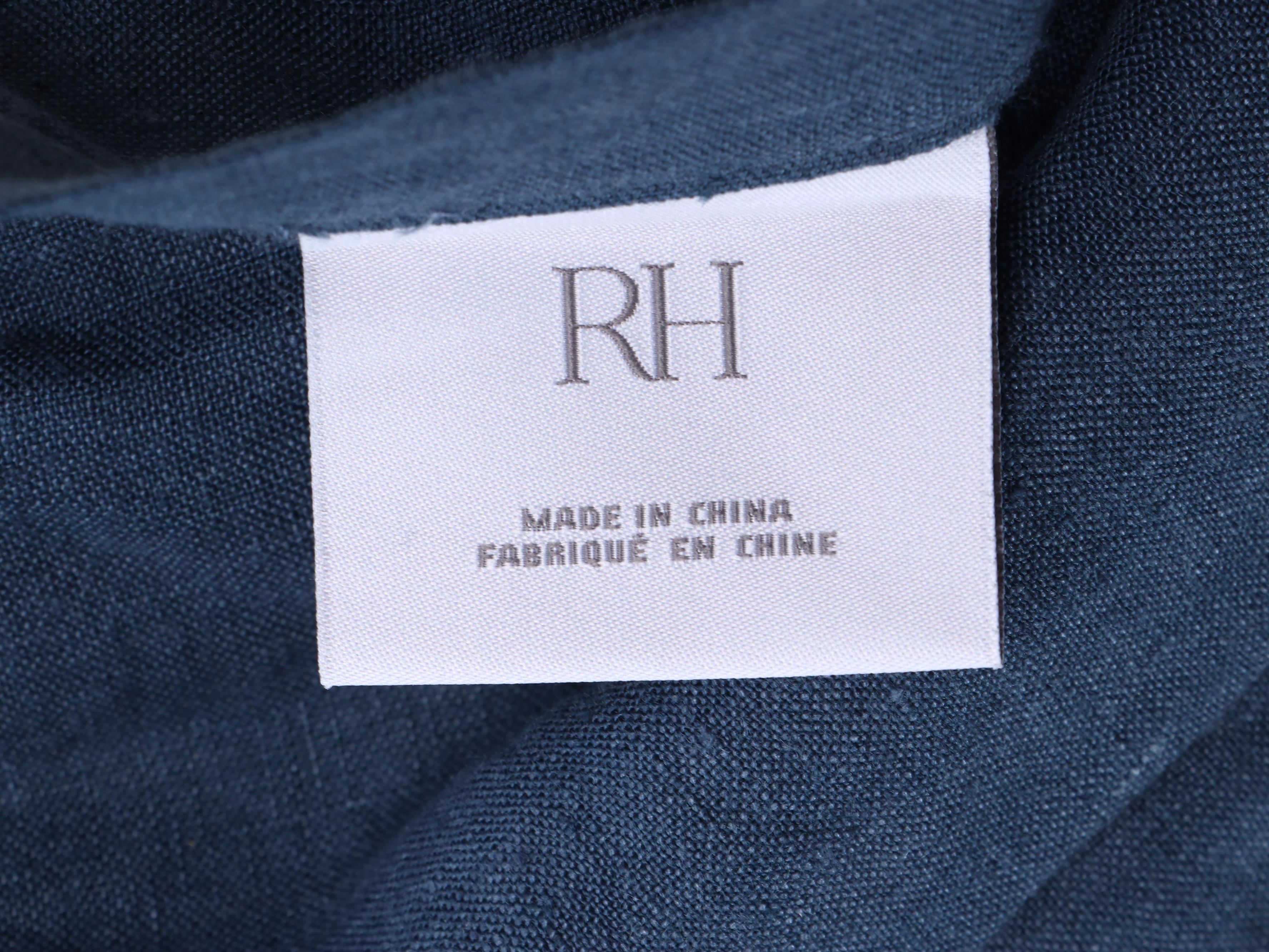 West Elm Floral Cotton Curtains with RH Full/Queen Linen Sheets and More