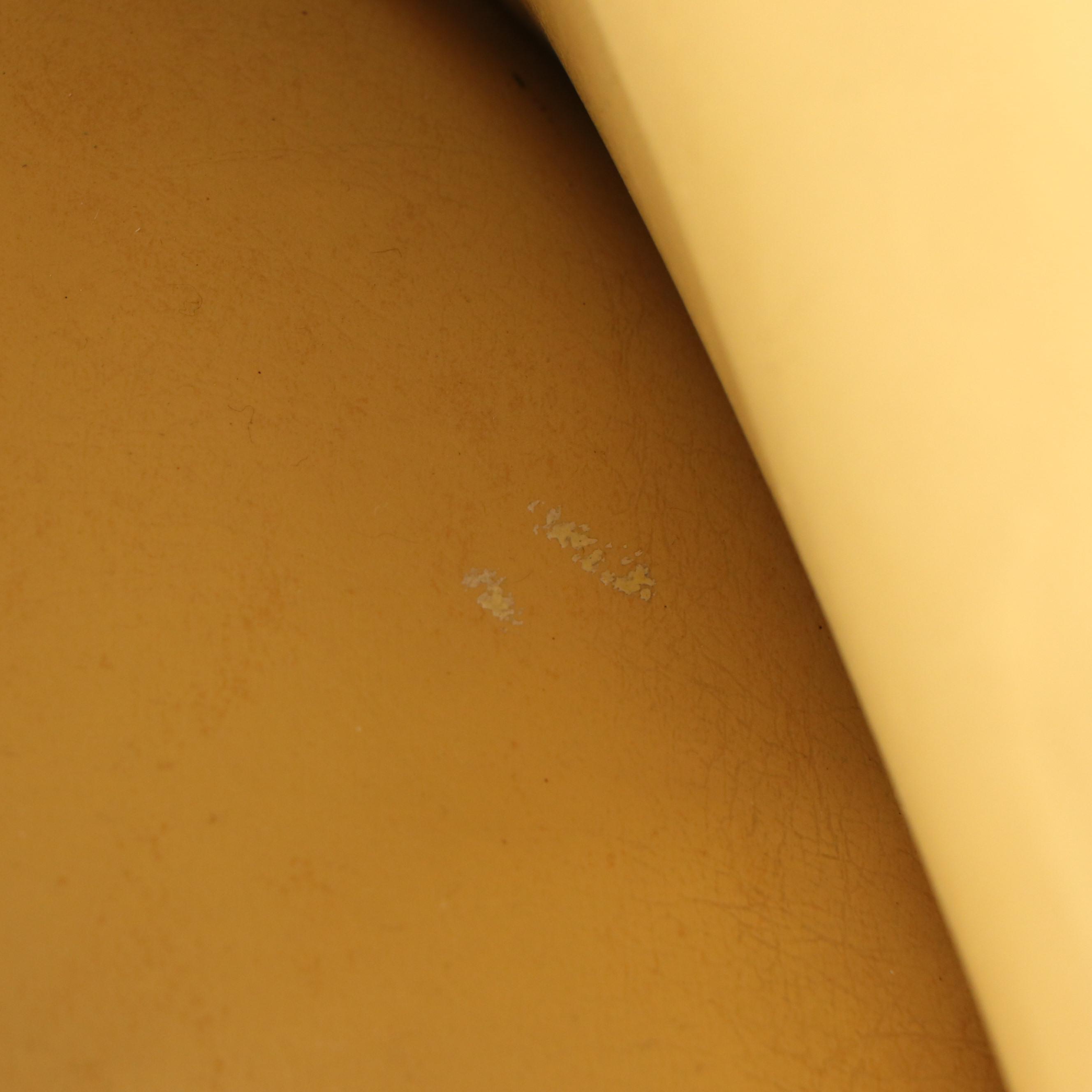 Regency Style Fluted Barrel-Back Leather Armchair