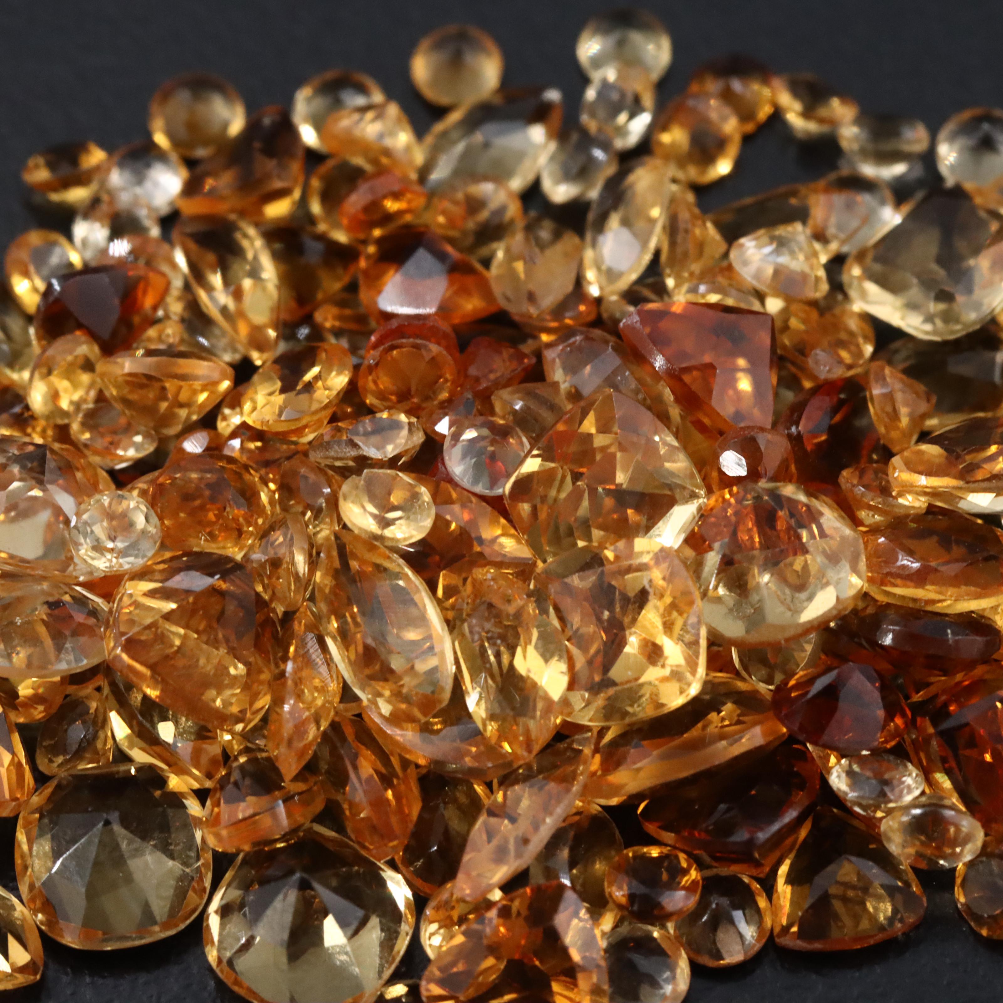 Loose 30.41 CTW Citrines