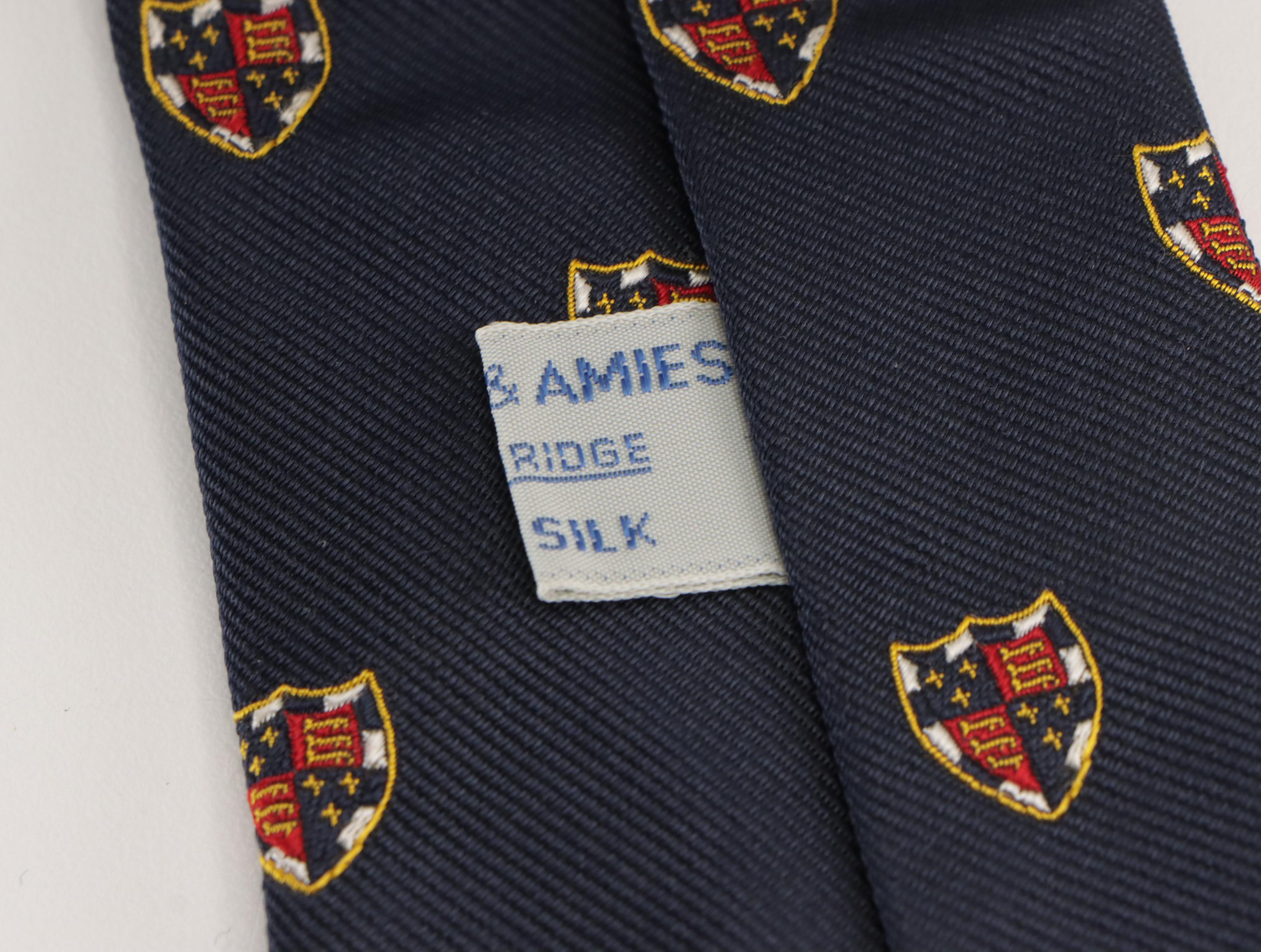 Vintage Patterned Silk and Wool Neckties Featuring Brooks Brothers