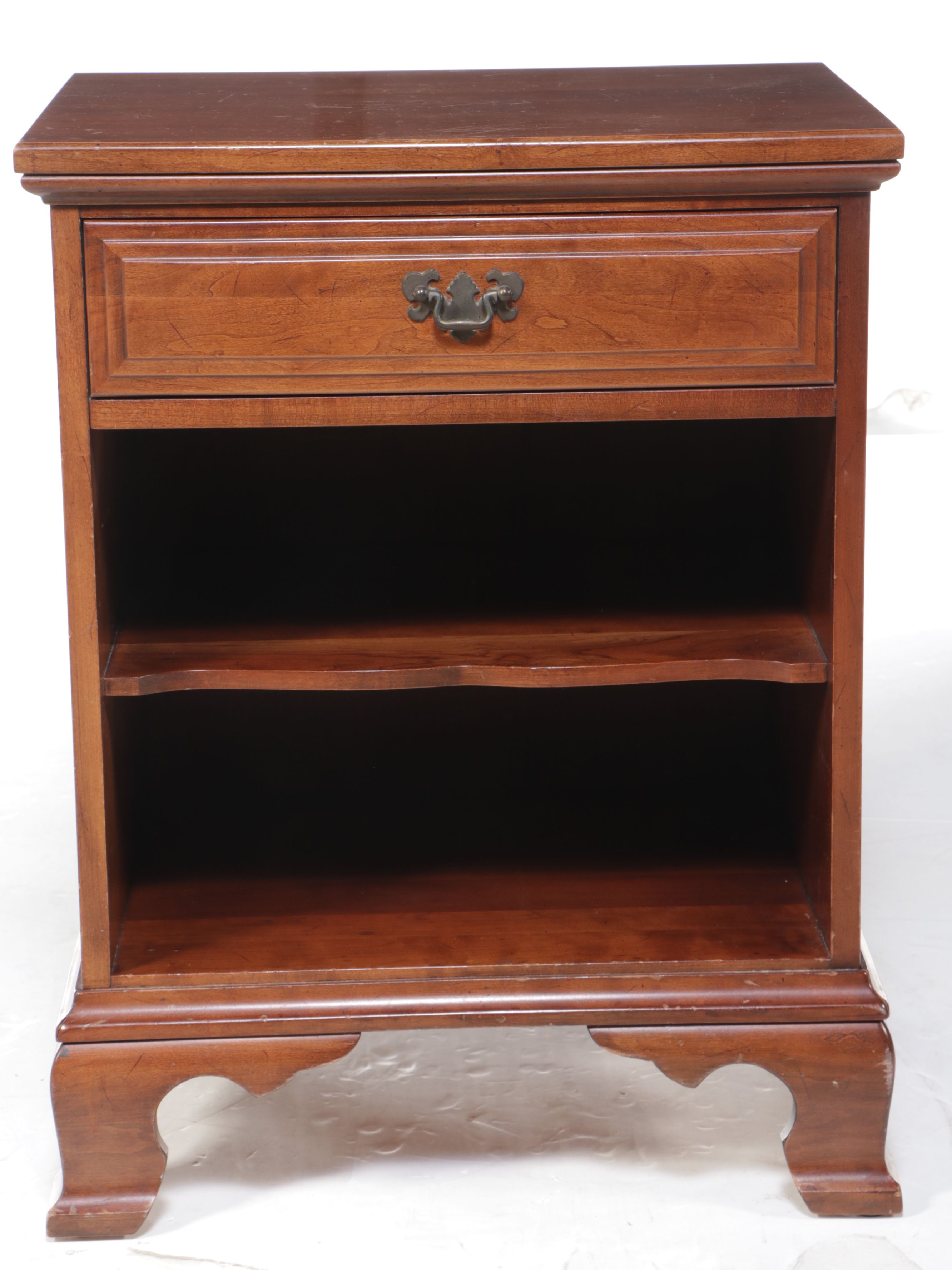 Davis Cabinet Co. Chippendale Style Cherry Nightstand