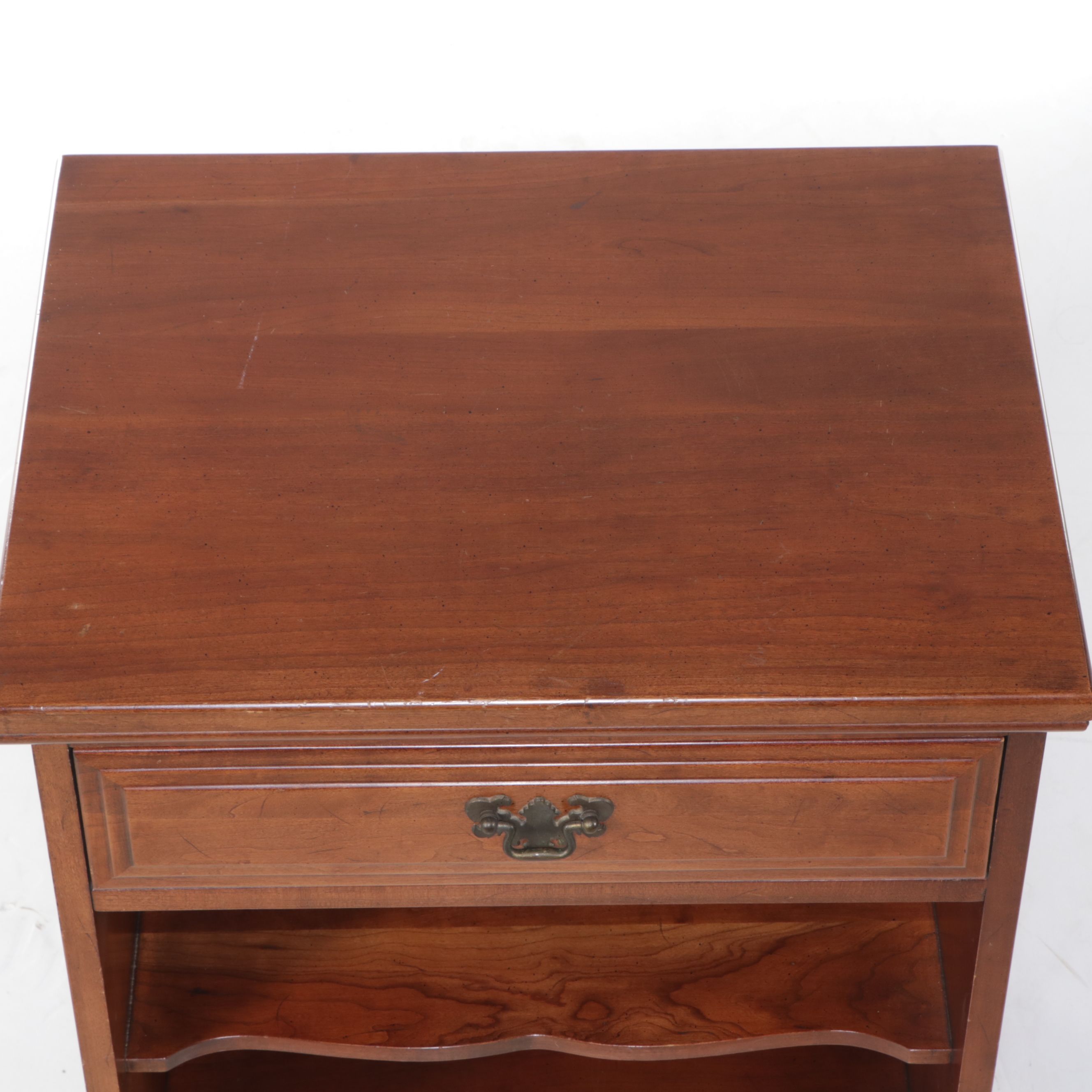 Davis Cabinet Co. Chippendale Style Cherry Nightstand