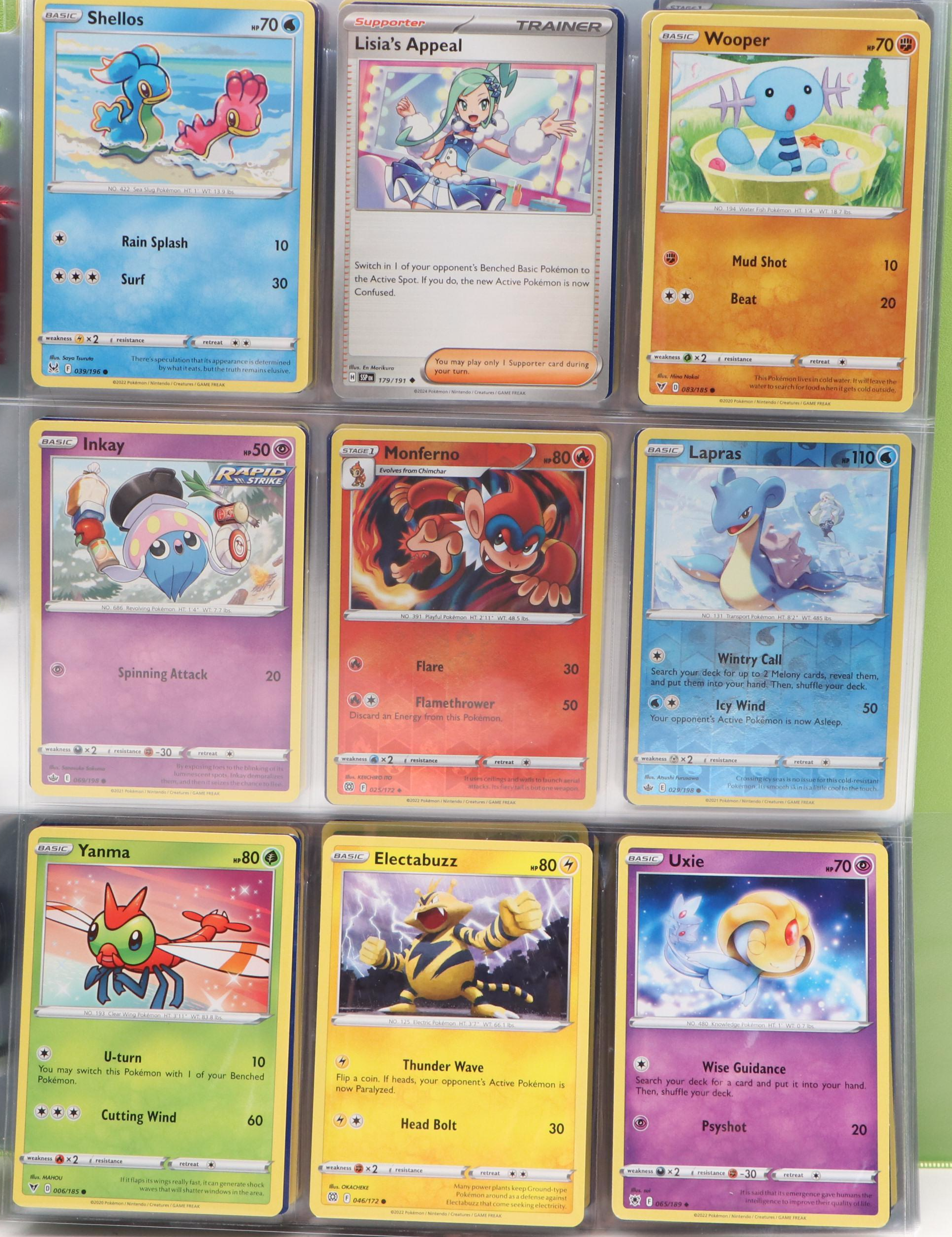 Pokémon Card Collection Featuring Holos and More, 2020s