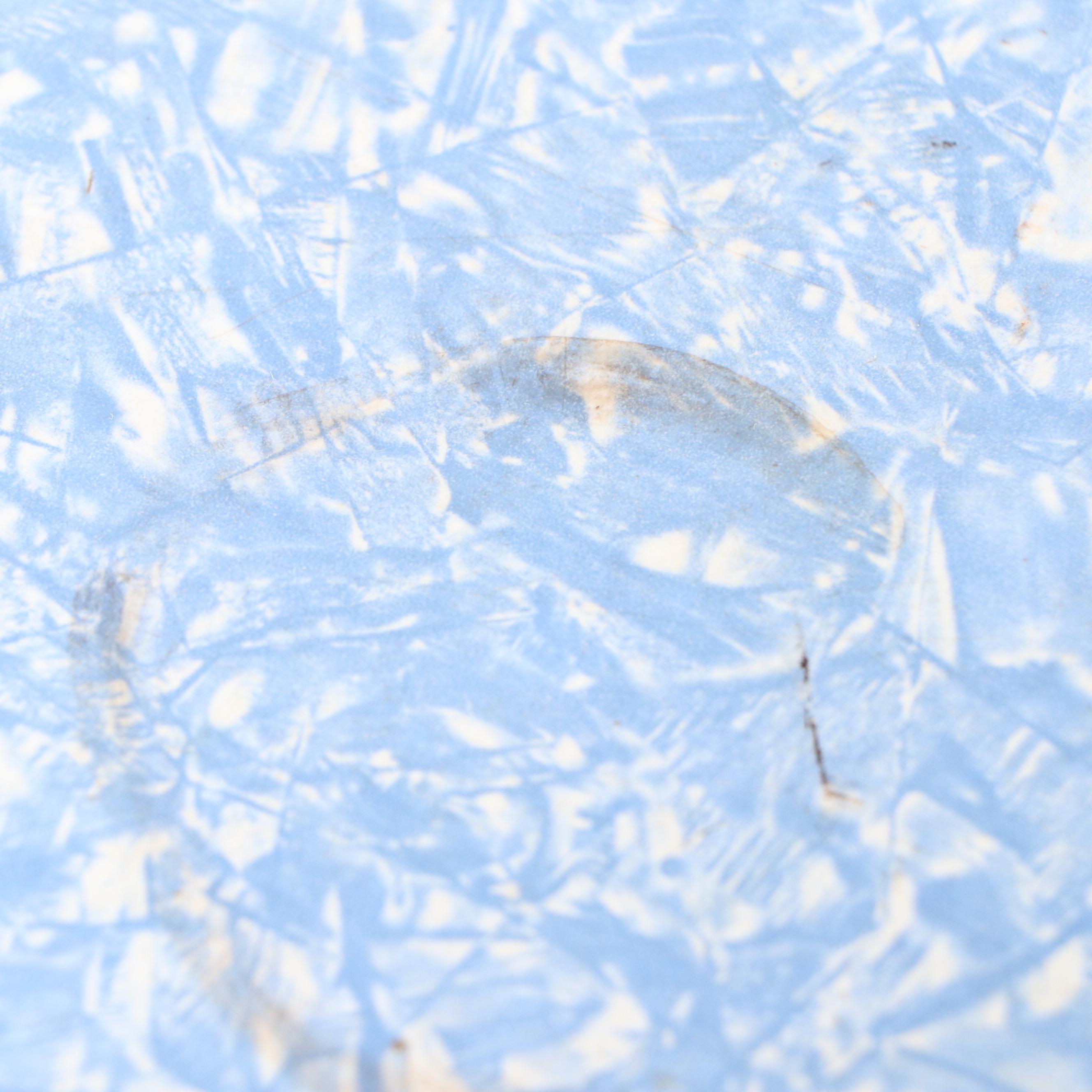 Mid Century Aluminum and Laminate Drop Leaf Table