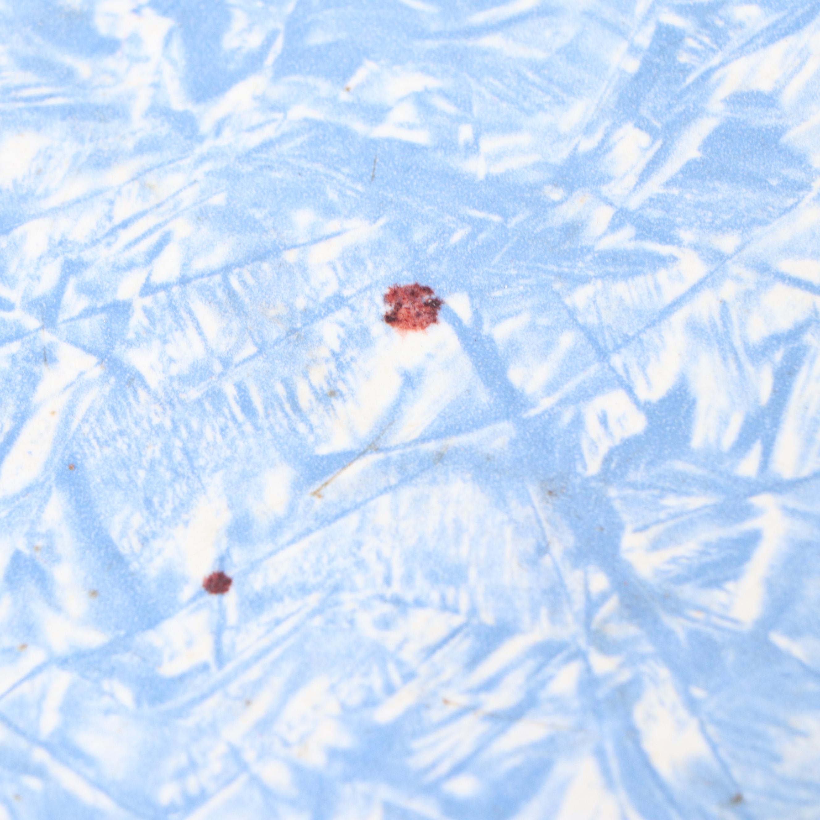 Mid Century Aluminum and Laminate Drop Leaf Table