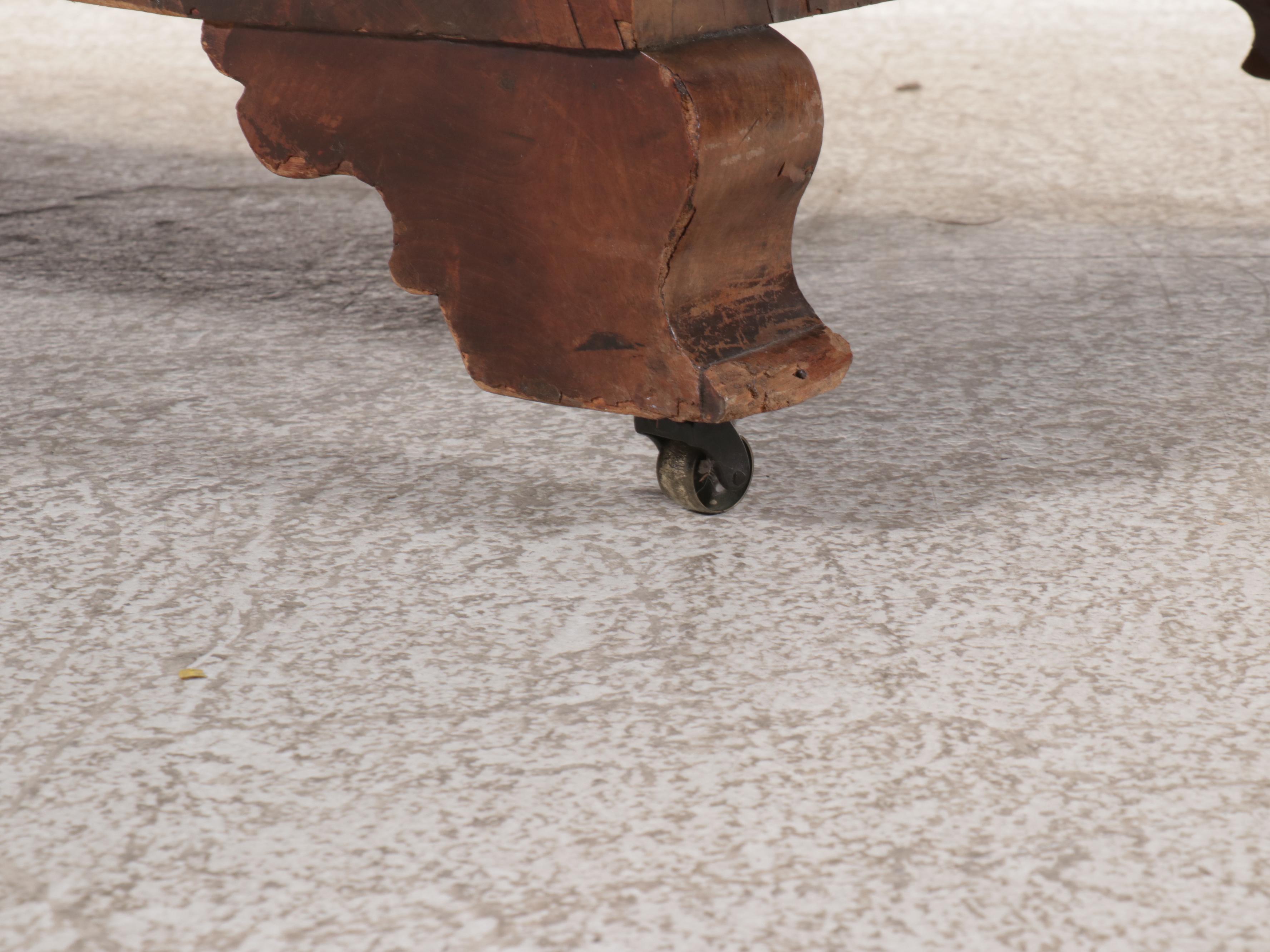 Victorian Style Mahogany Upholstered Sofa