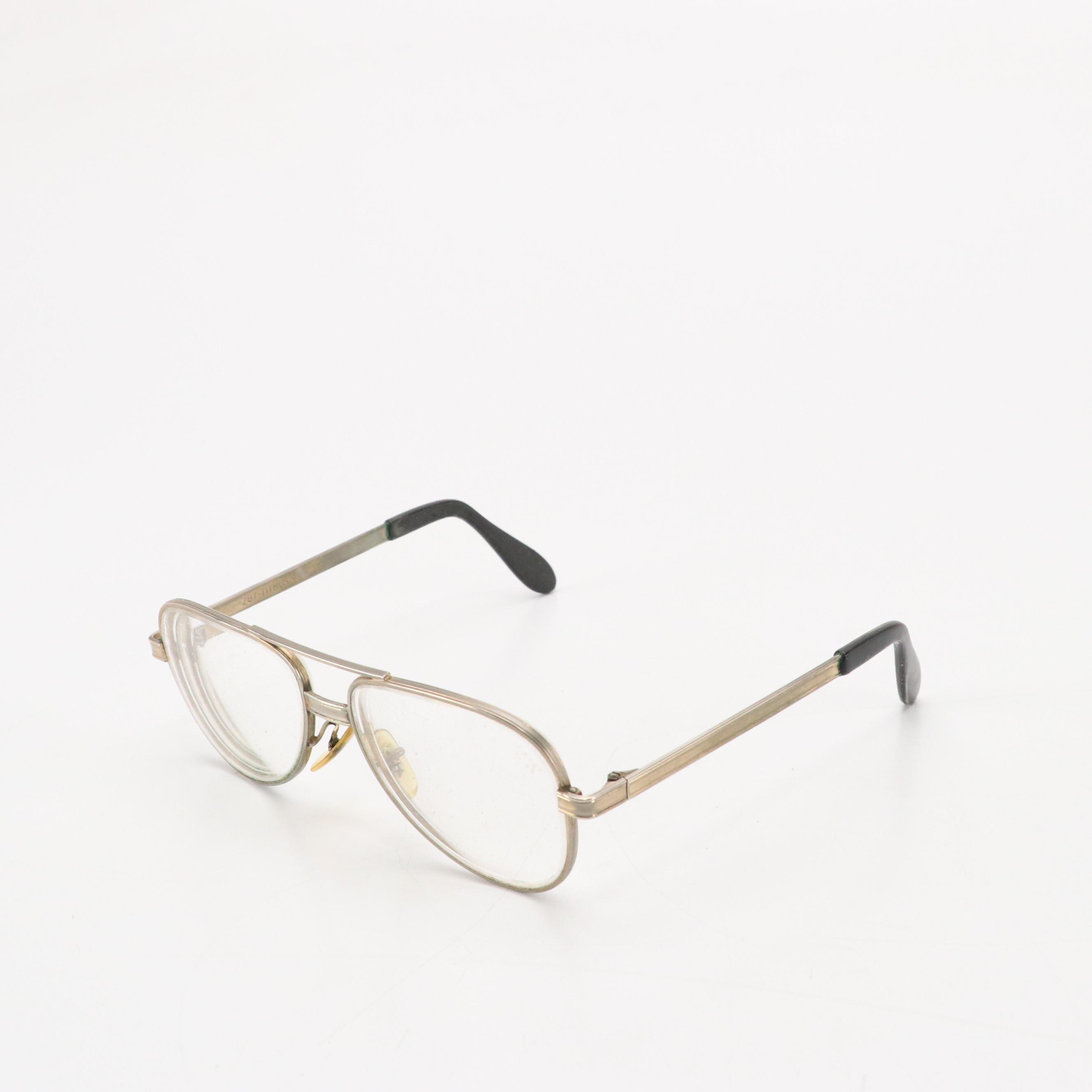 Vintage Prescription Pilot Sunglasses and Eyeglasses from Metzler and More