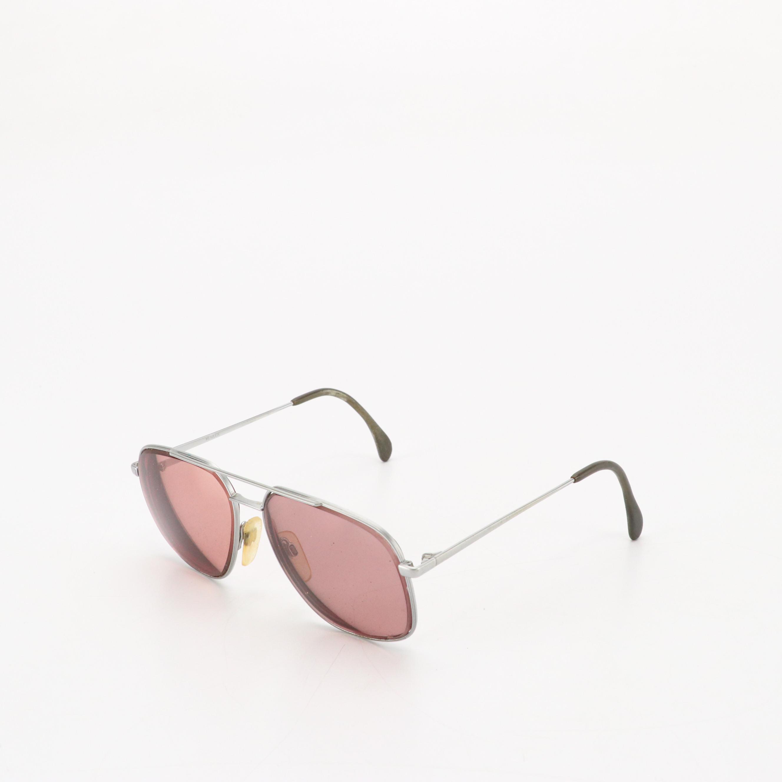 Vintage Prescription Pilot Sunglasses and Eyeglasses from Metzler and More