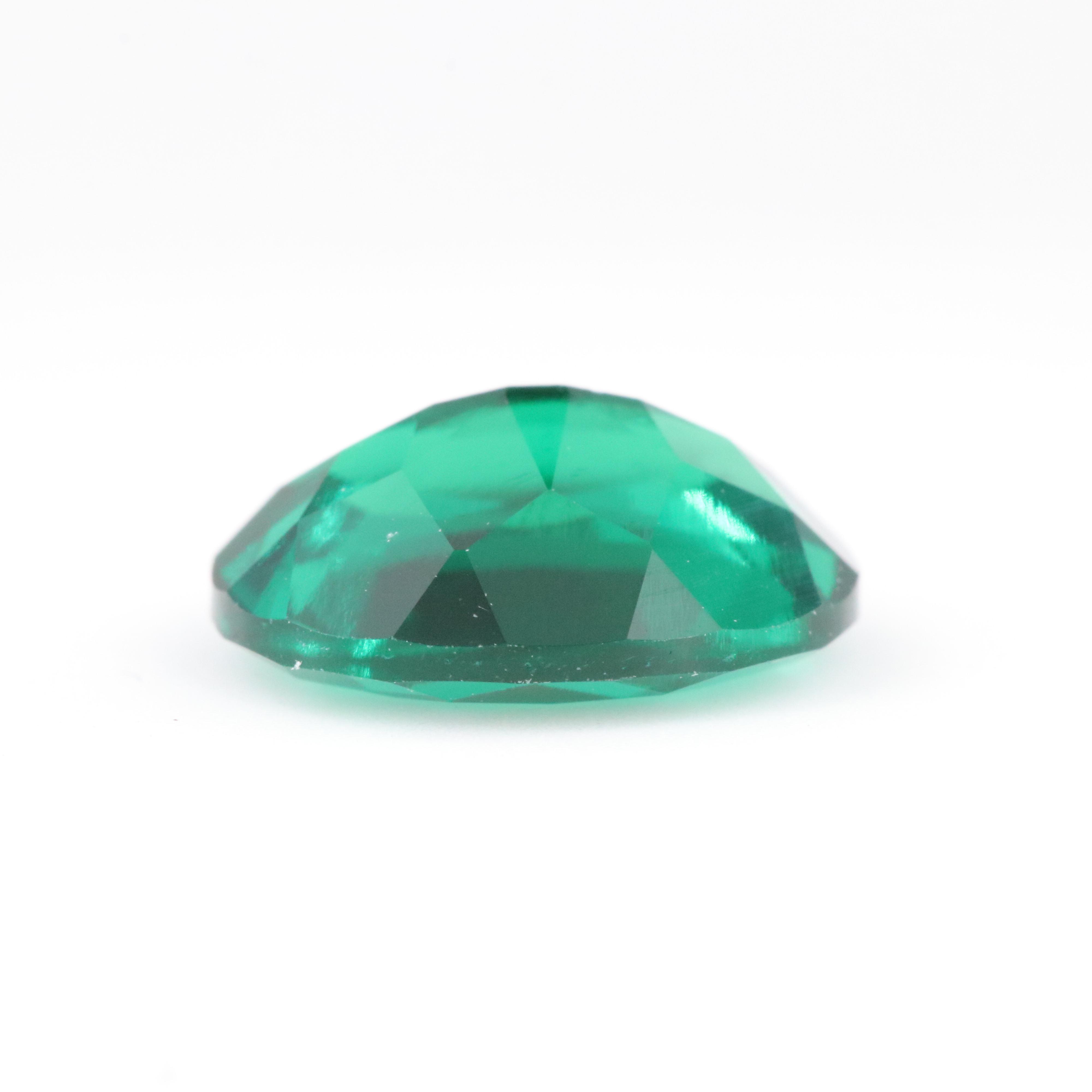 Loose 1.51 CT Lab Grown Emerald