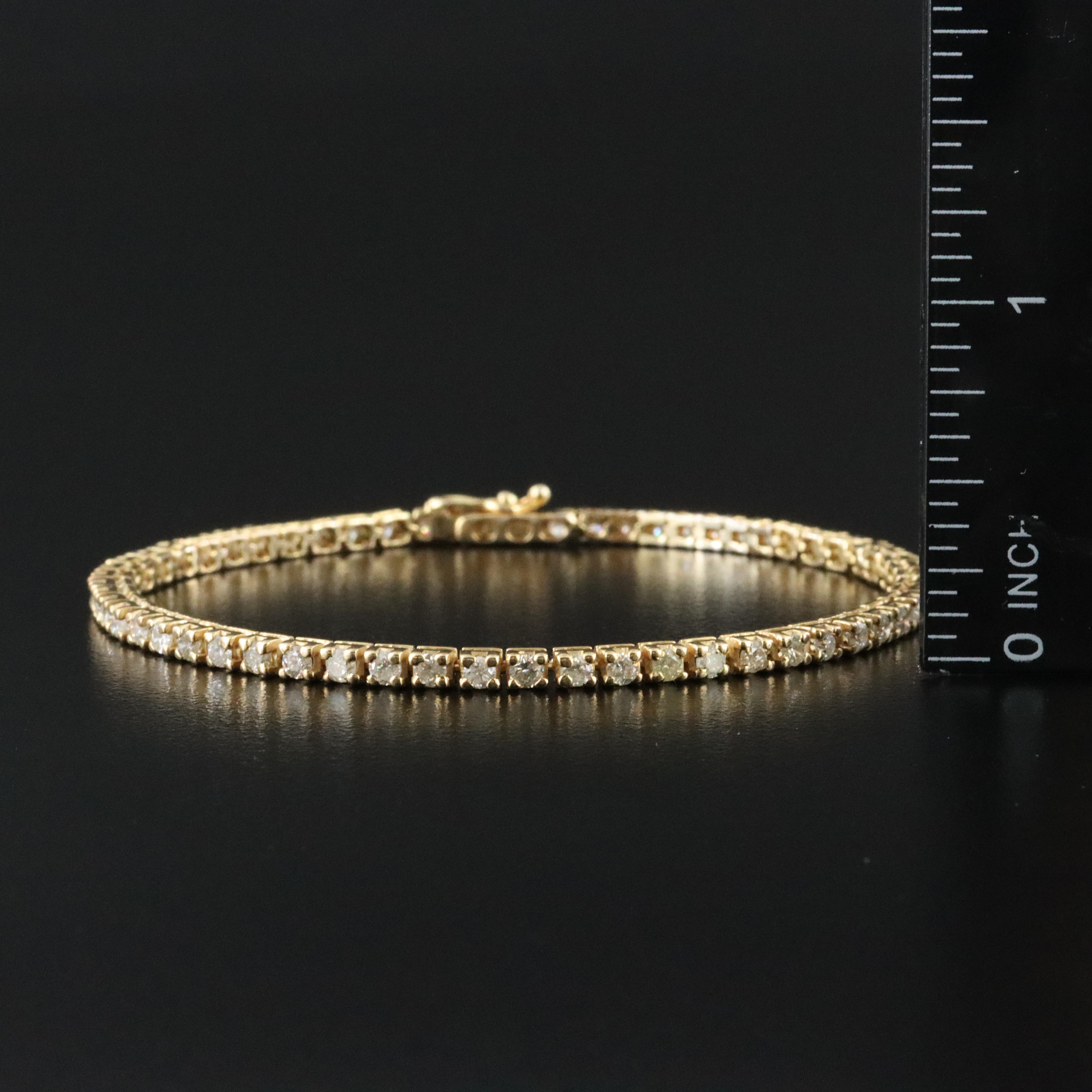 14K 2.65 CTW Diamond Bracelet