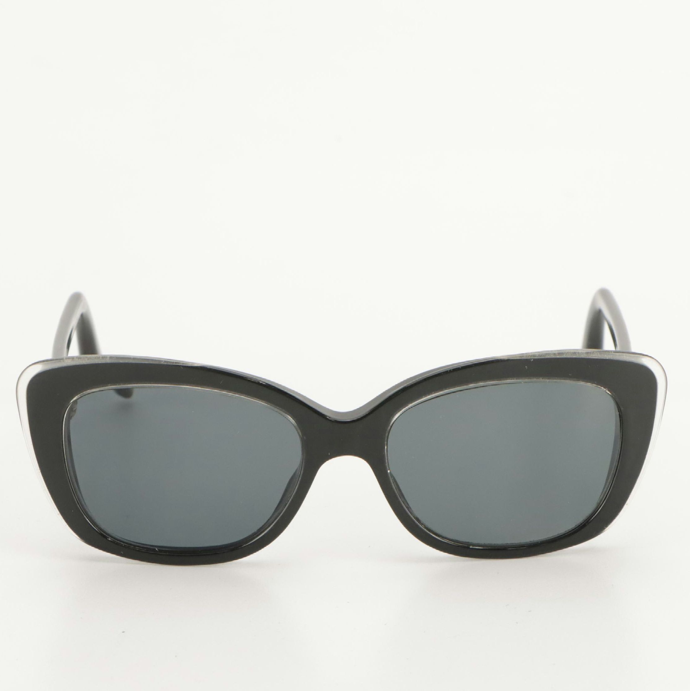 Christian Dior Promesse Prescription & Polarized Black Crystal Cateye Sunglasses