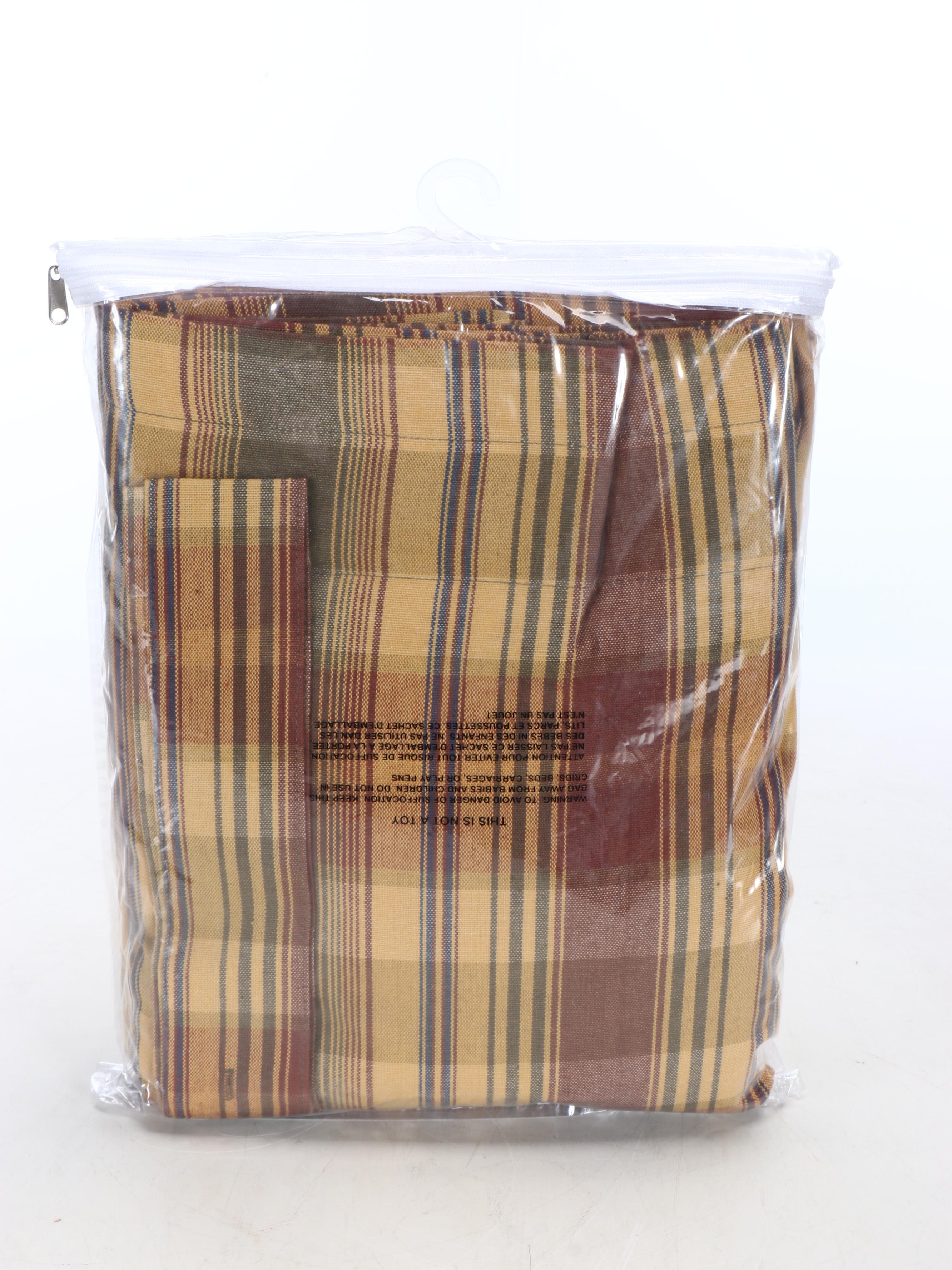 Park Designs " Saffron" Lined Curtain Panels and Valances