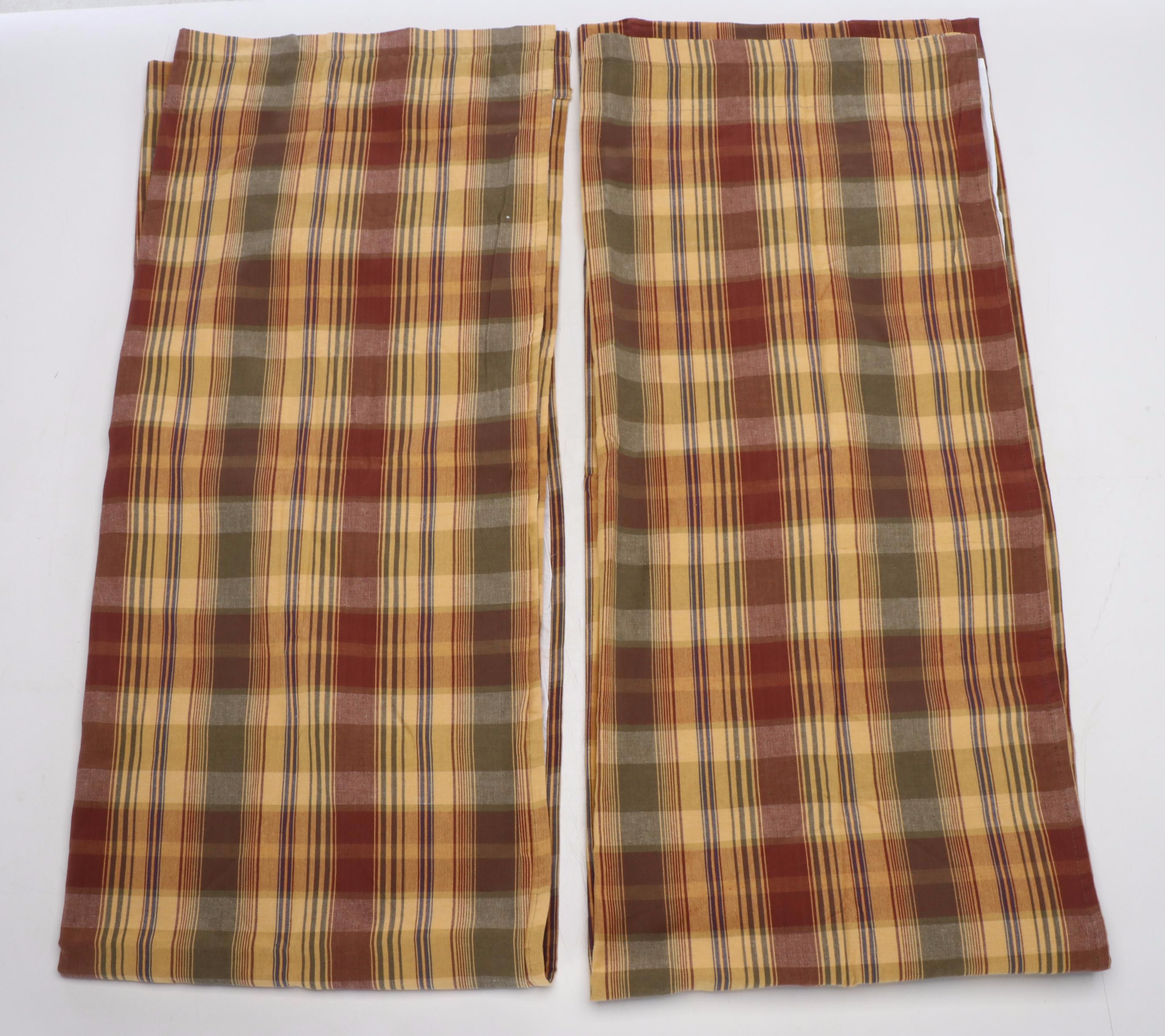 Park Designs " Saffron" Lined Curtain Panels and Valances