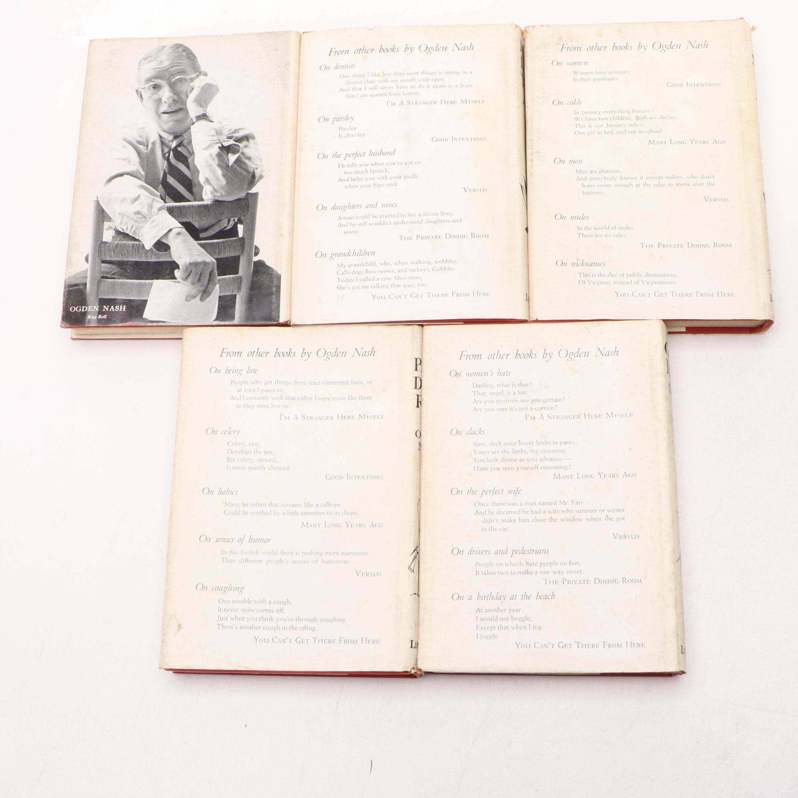 "Good Intentions," "The Private Dining Room," and More Ogden Nash Poetry Books