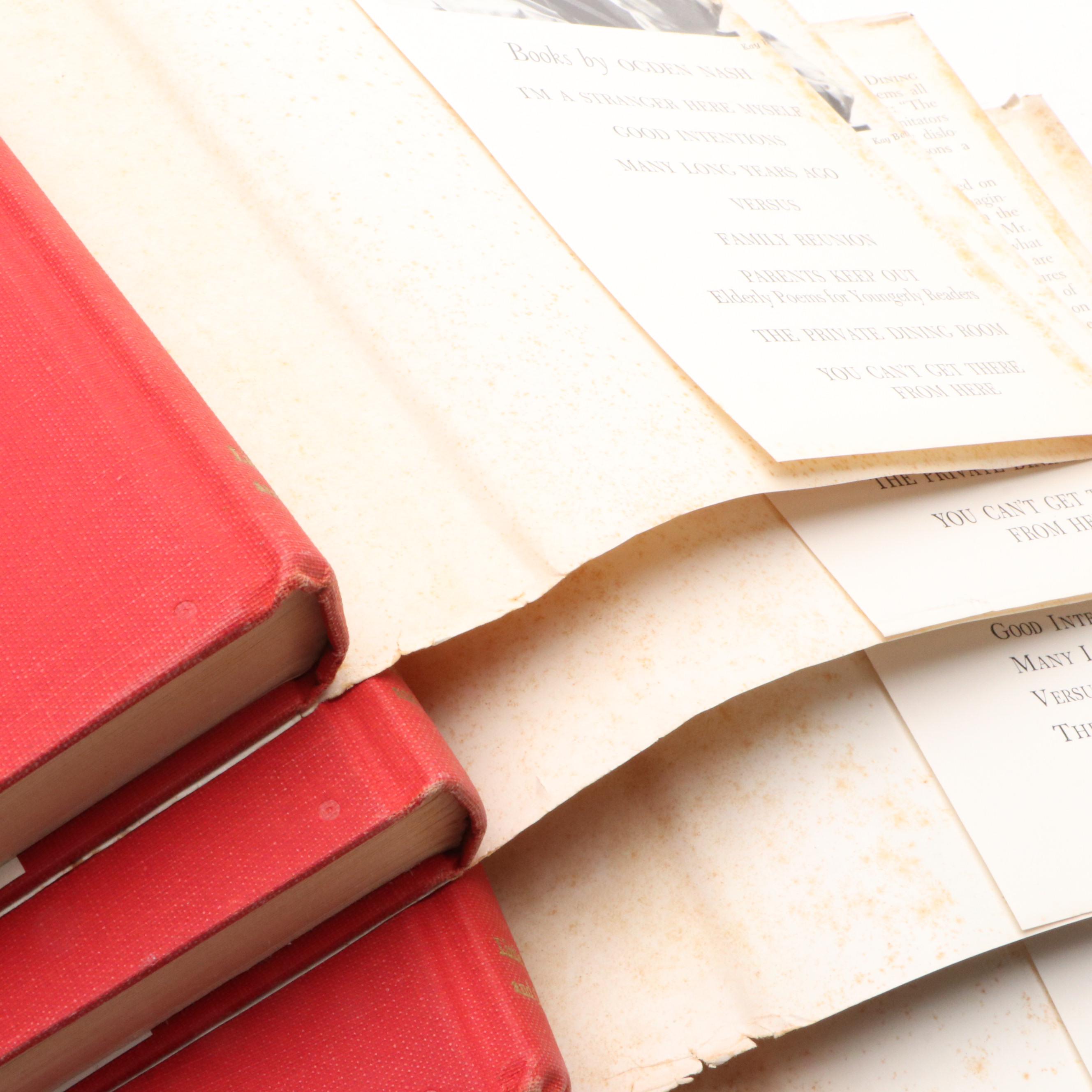 "Good Intentions," "The Private Dining Room," and More Ogden Nash Poetry Books