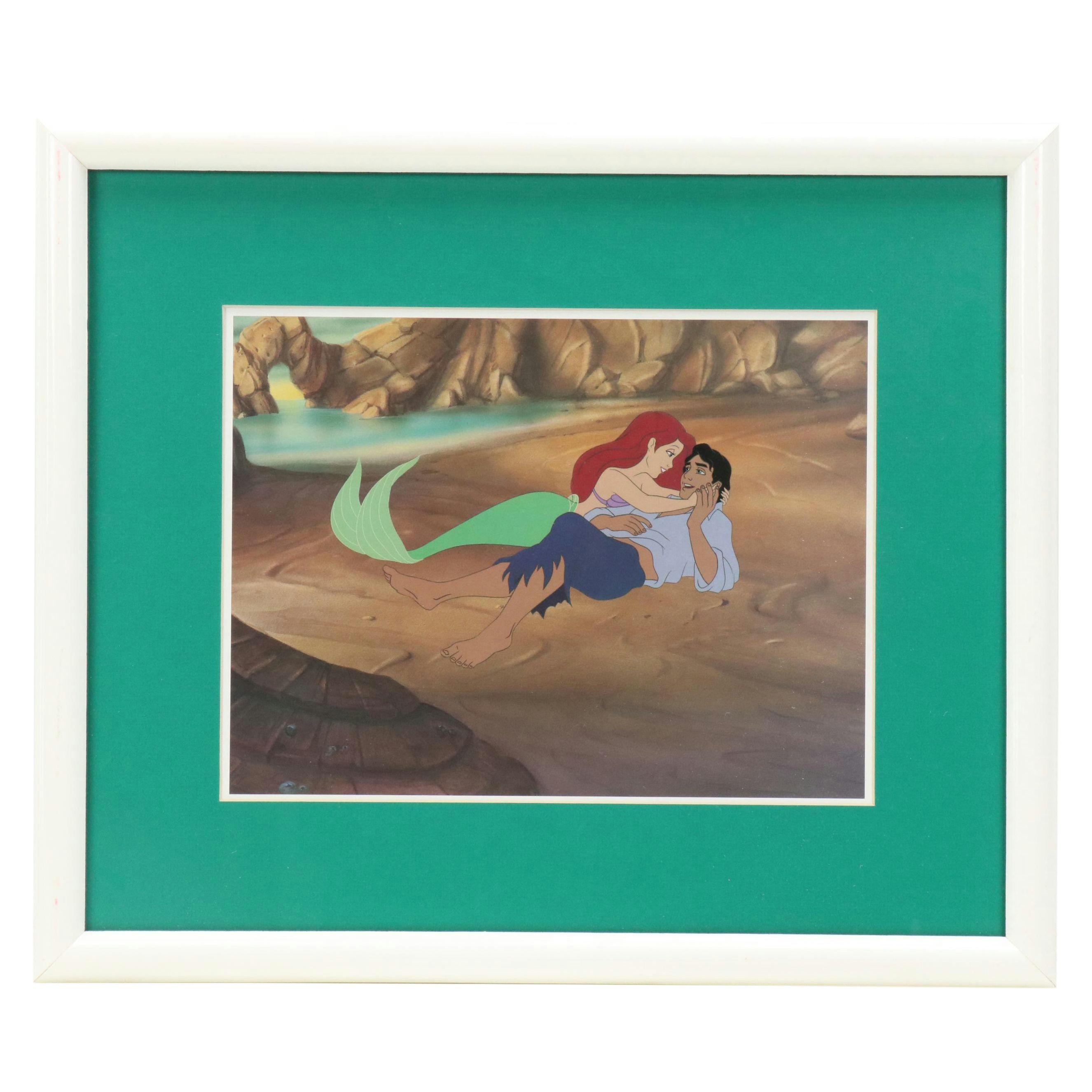 Disney Offset Lithograph of "The Little Mermaid," Late 20th Century