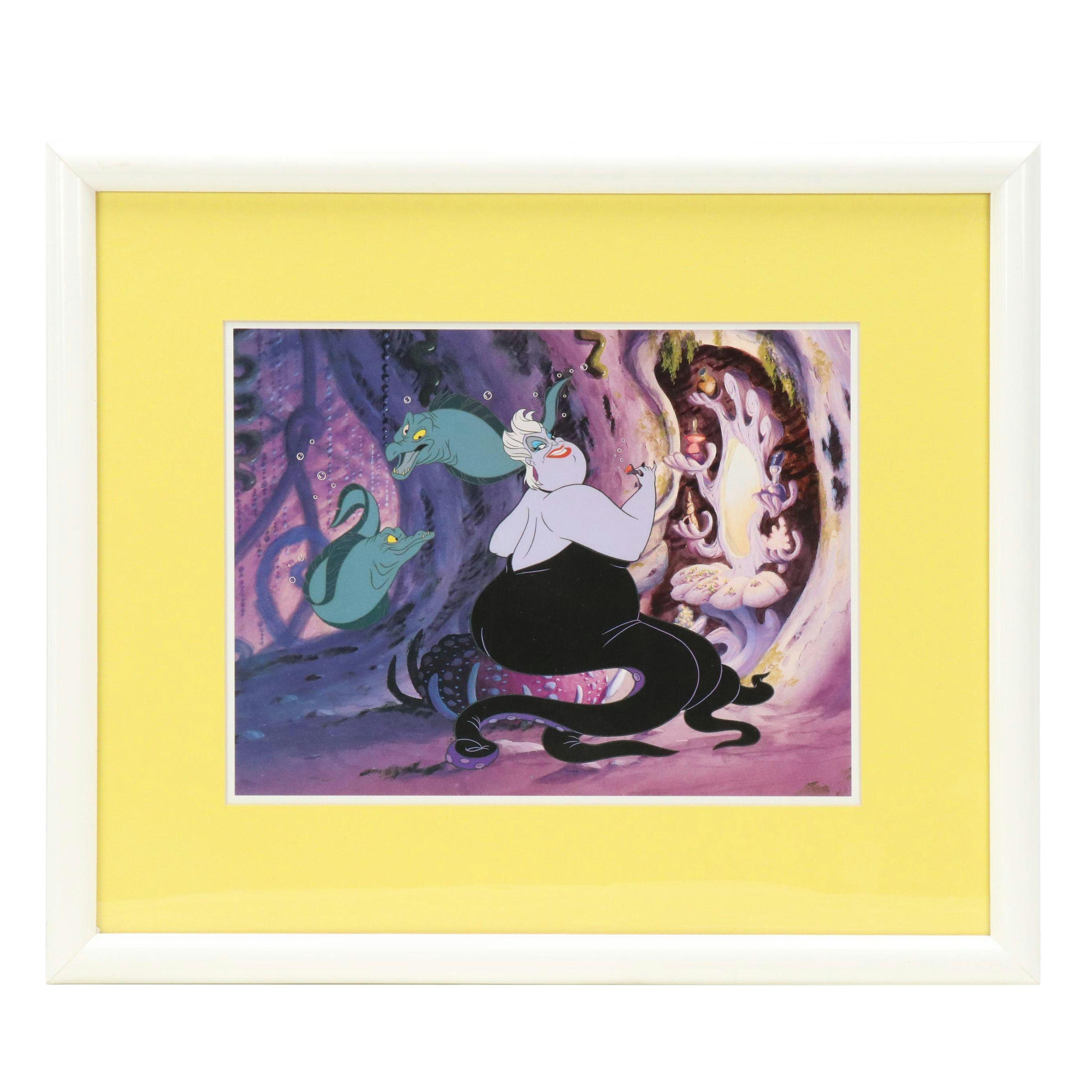 Disney Offset Lithograph of "The Little Mermaid," Late 20th Century