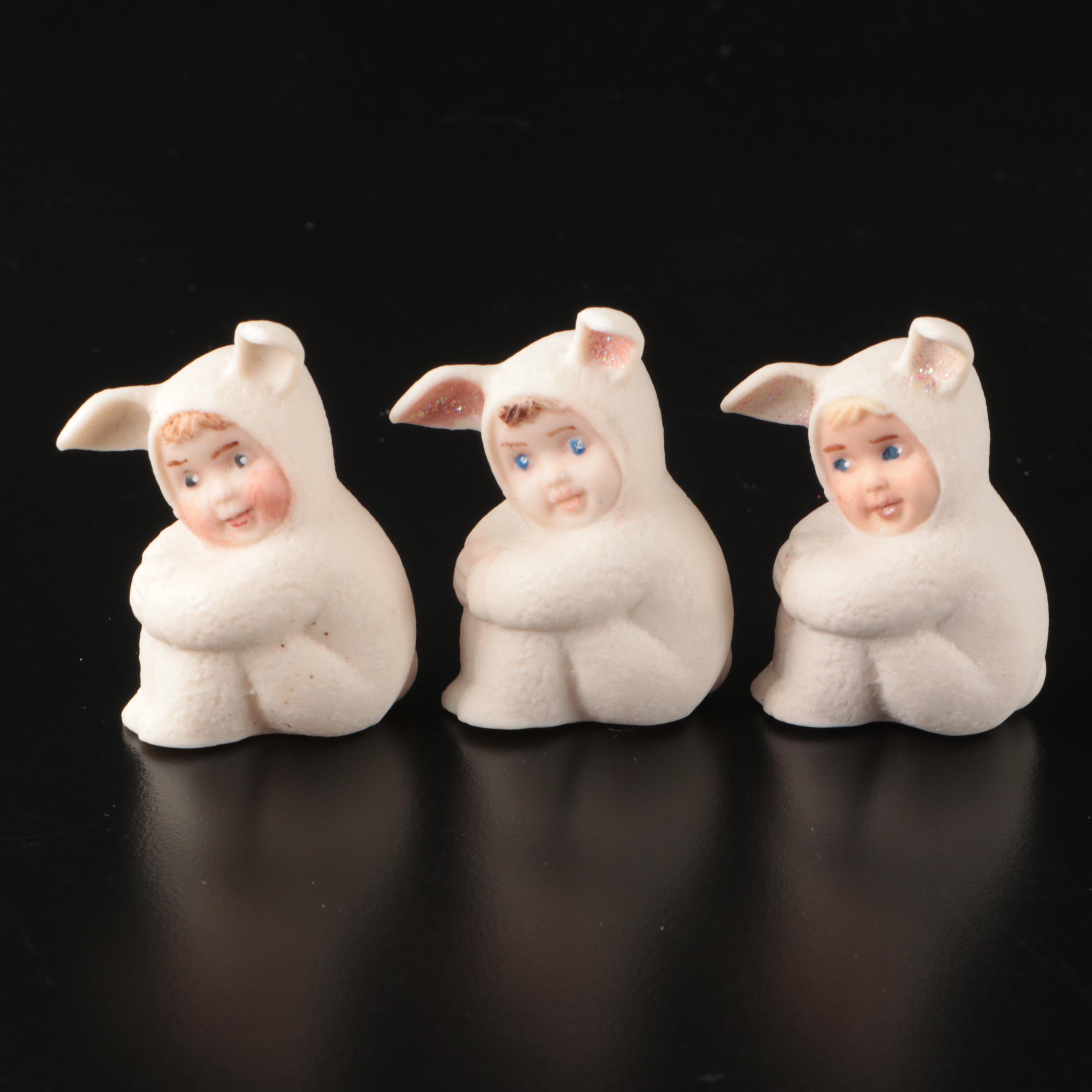 Christmas and Easter Baby Porcelain Figures and Ornaments with Other Figures
