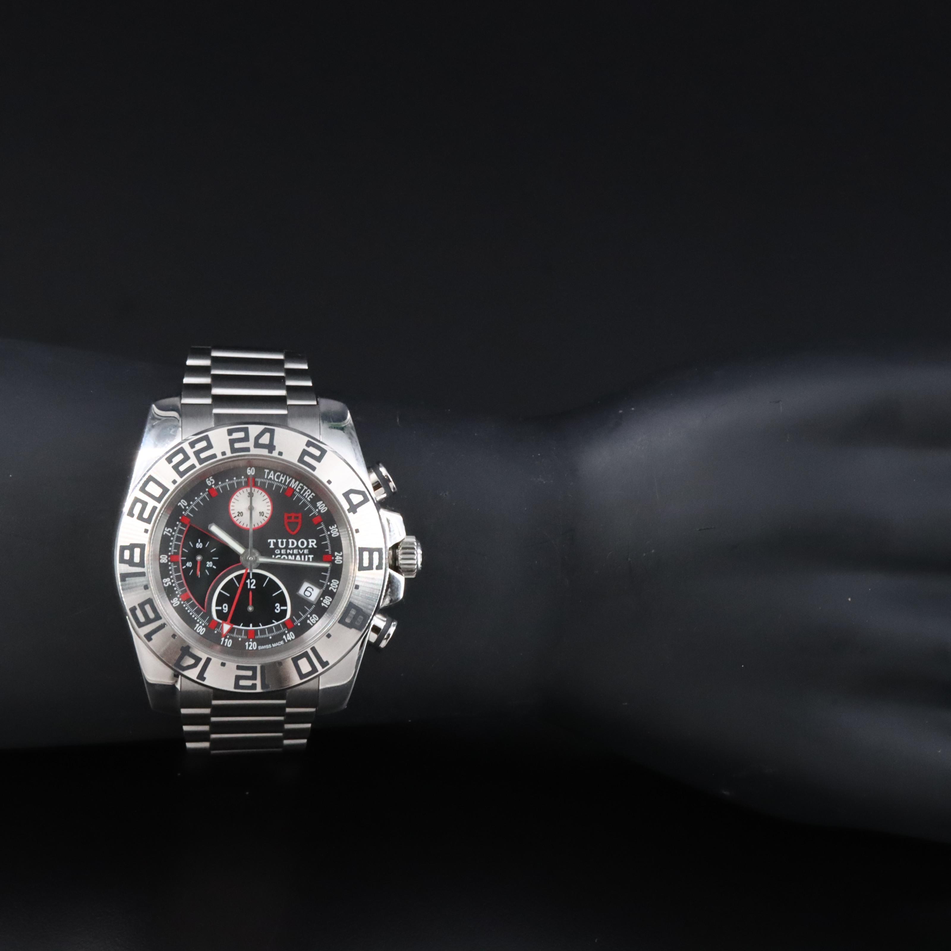 Tudor Iconaut GMT Chronograph Steel Grey Automatic 20400 Watch