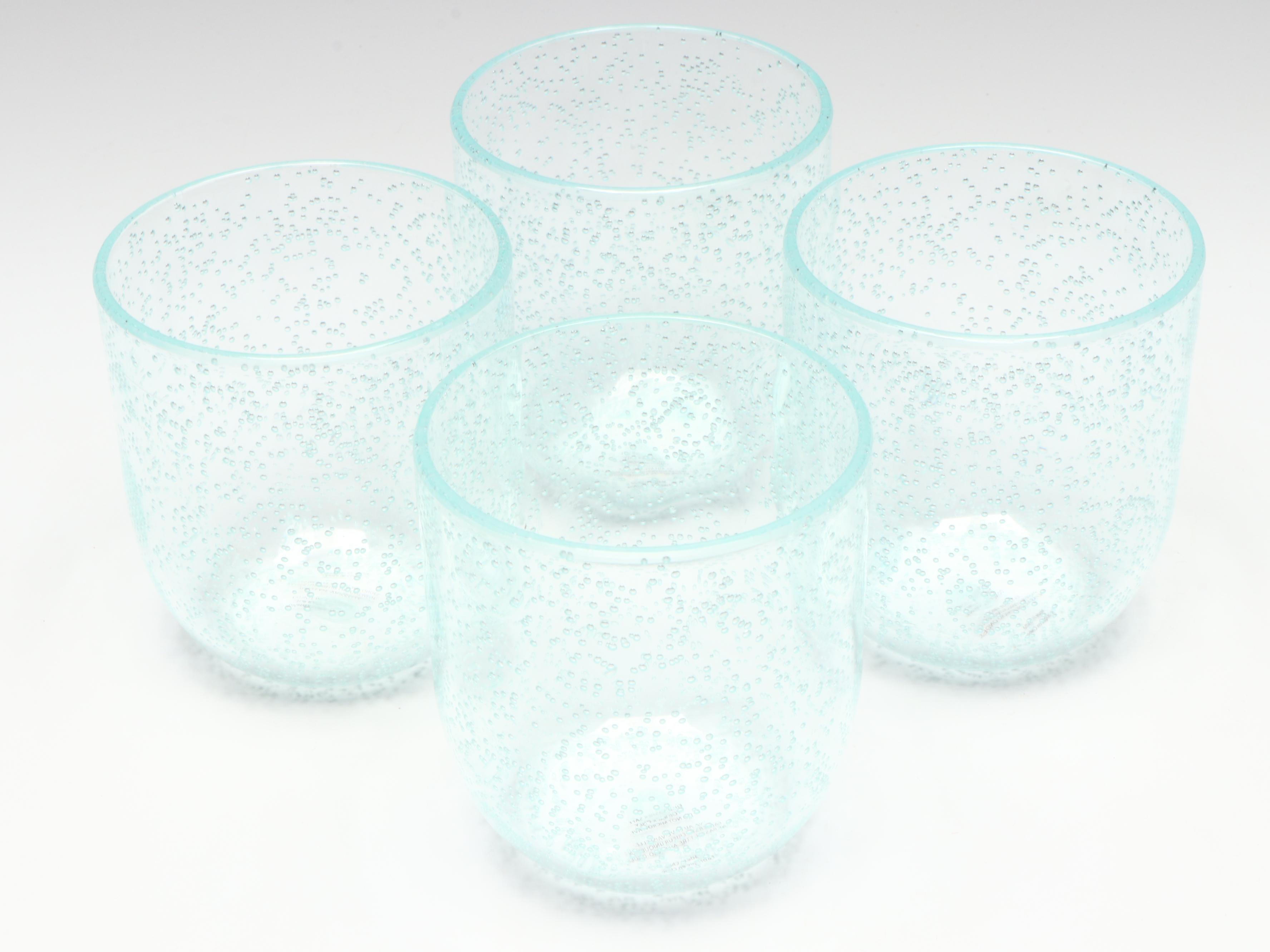 B+B Australian "Bloom" Dinnerware with Acrylic Drinking Glasses