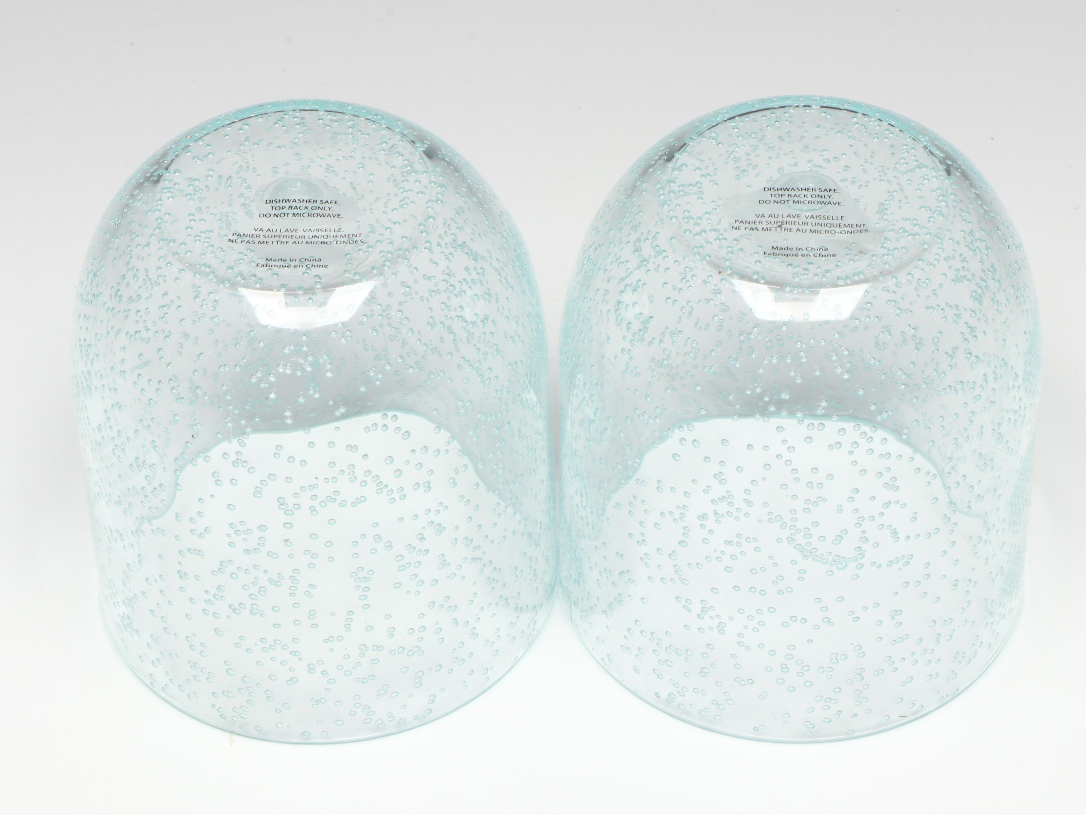 B+B Australian "Bloom" Dinnerware with Acrylic Drinking Glasses