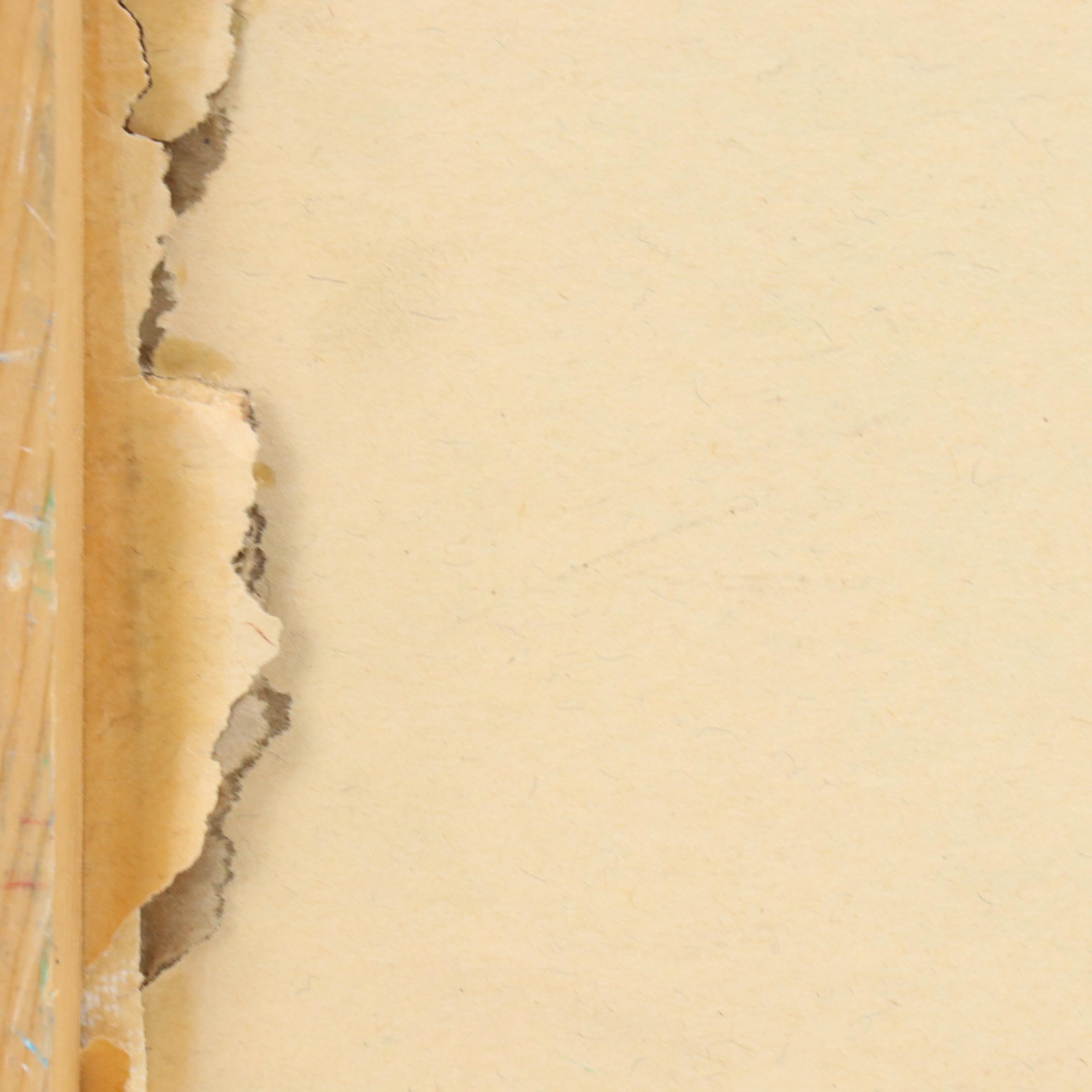 Janice Guttman Modernist Cityscape Acrylic Painting "View from Canal," 1990