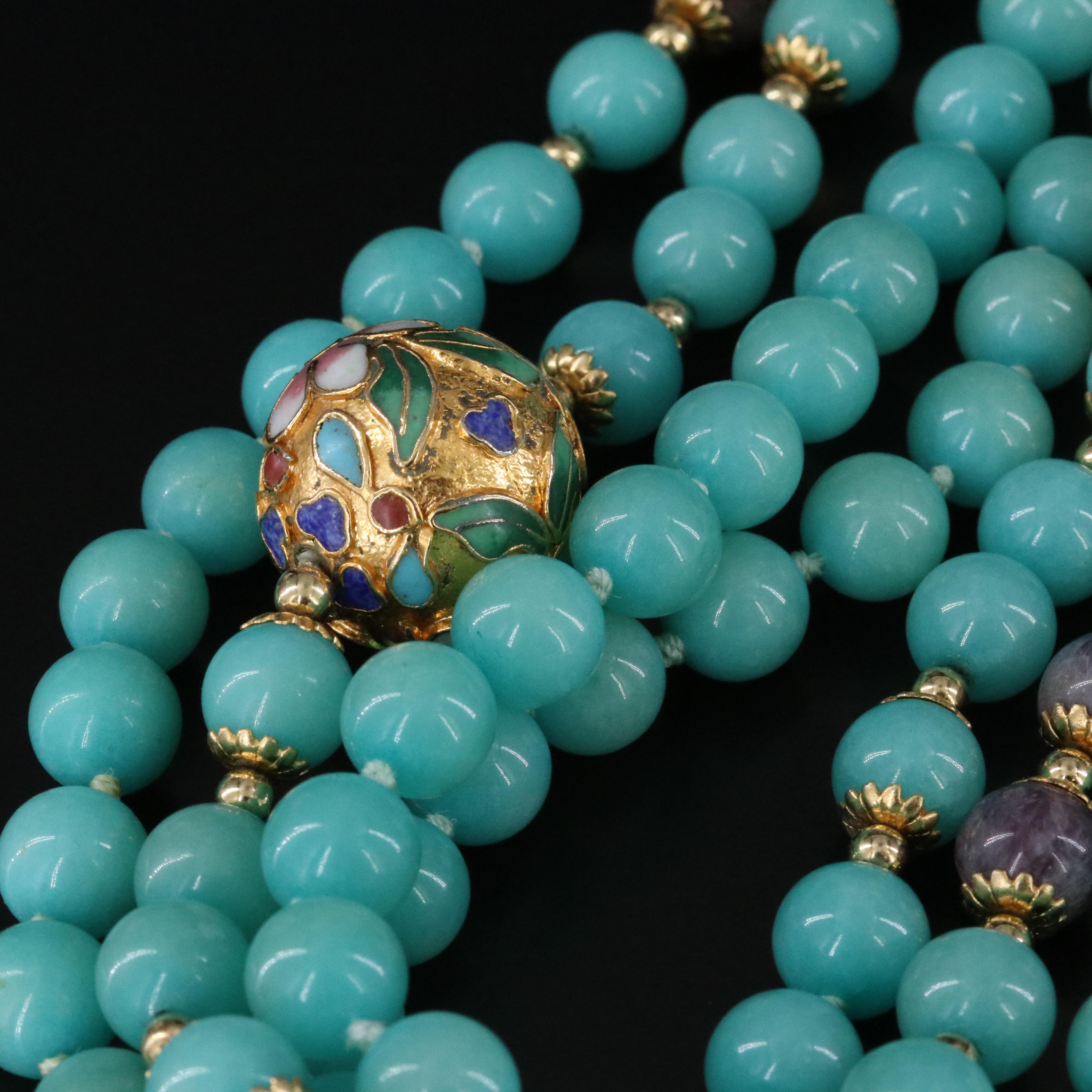 Chinese Export Pin, Sterling, and Turquoise Featured in Jewelry Collection