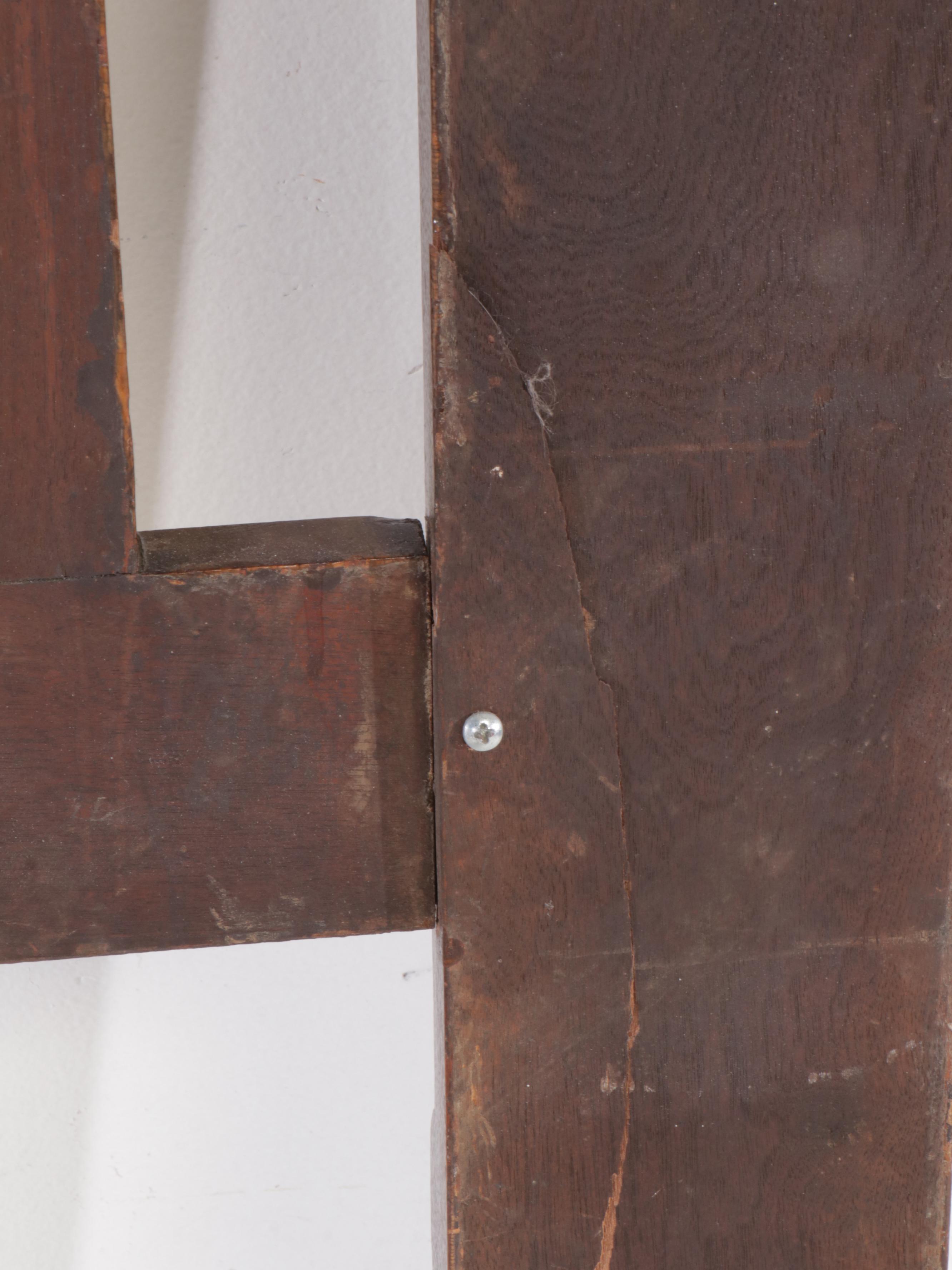 Rococo Revival Walnut Queen Size Headboard, Late 19th/Early 20th Century