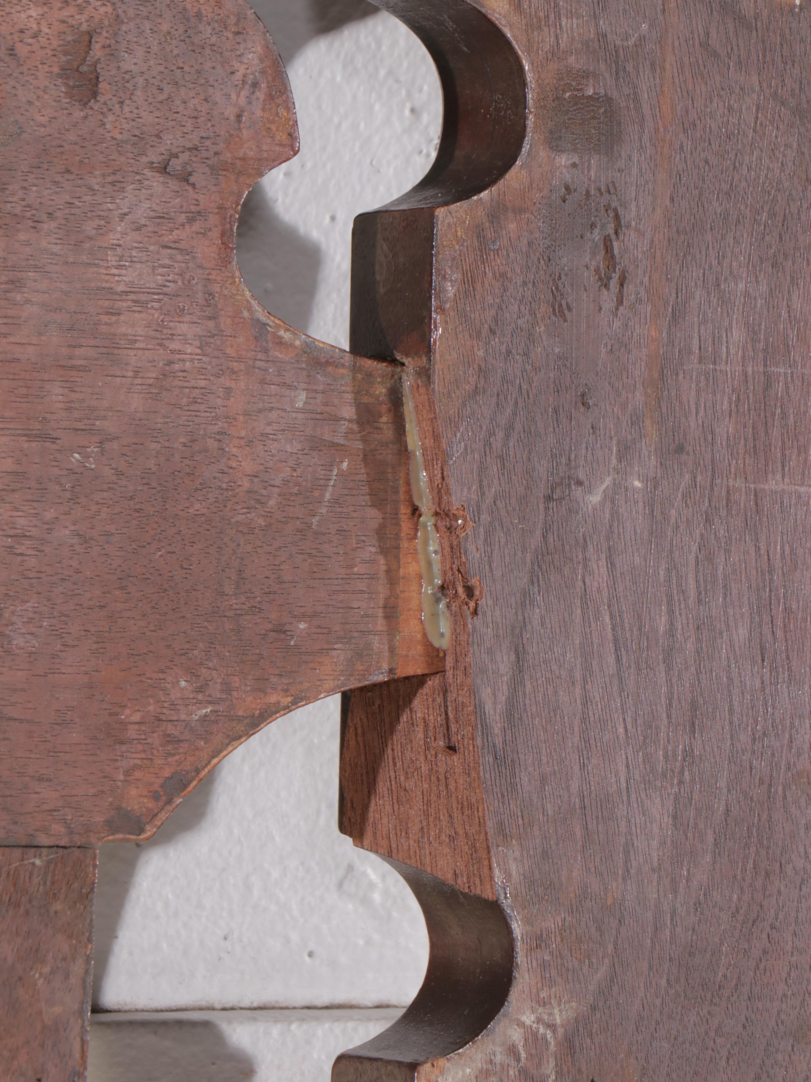 Rococo Revival Walnut Queen Size Headboard, Late 19th/Early 20th Century