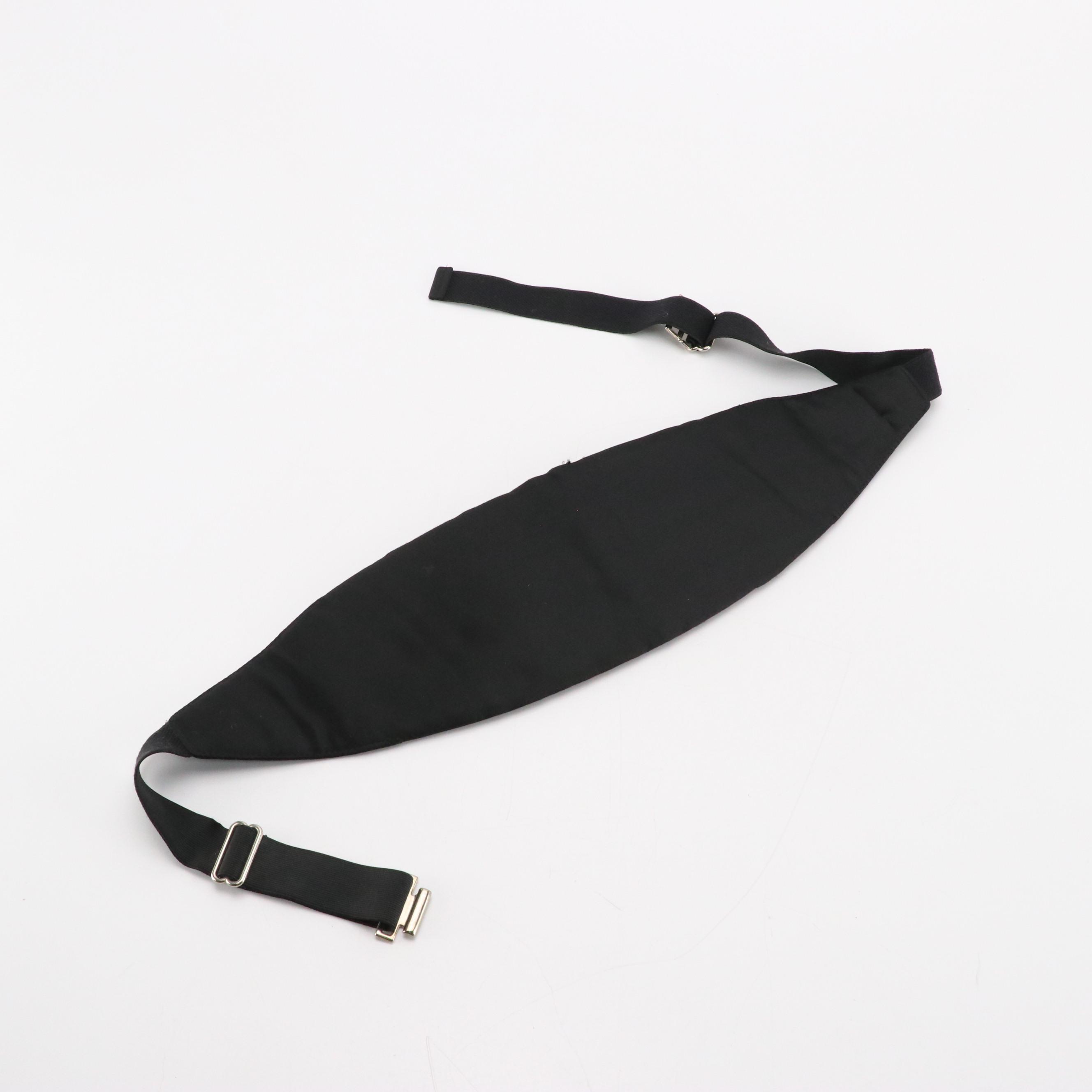 Brooks Brothers Vintage Tuxedo Vest, Silk Cummerbund and Bow Ties