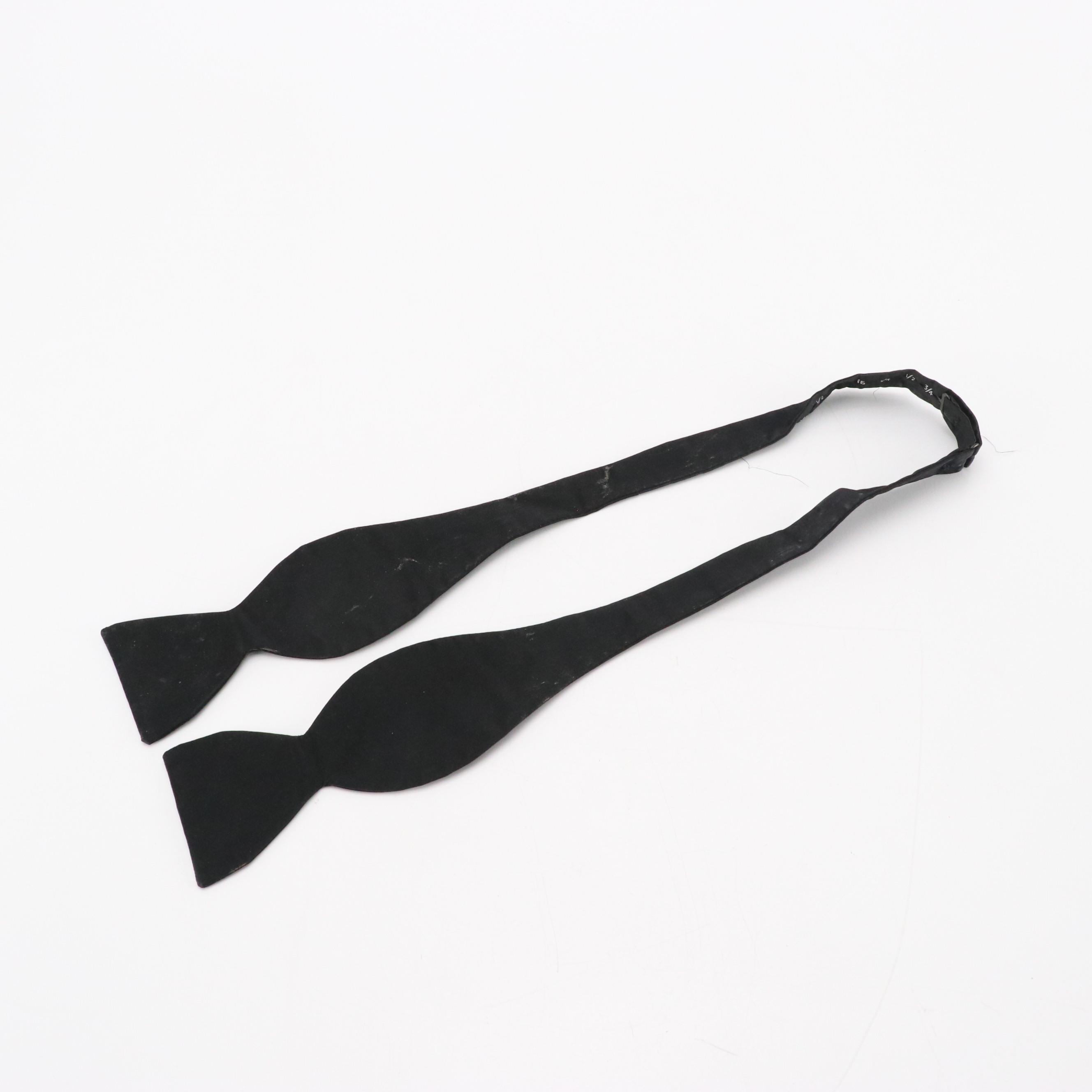 Brooks Brothers Vintage Tuxedo Vest, Silk Cummerbund and Bow Ties