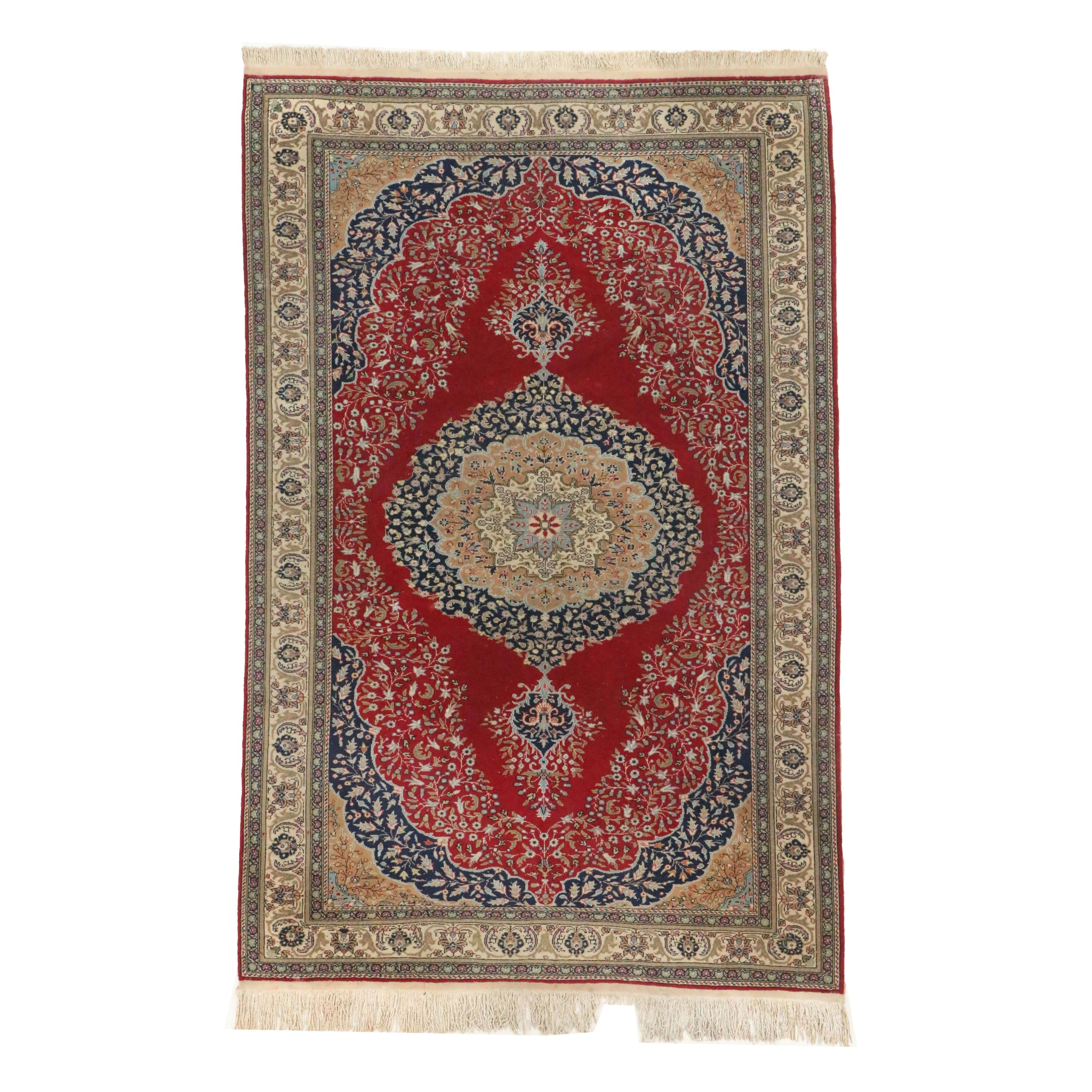 6'4 x 10'5 Hand-Knotted Turkish Area Rug