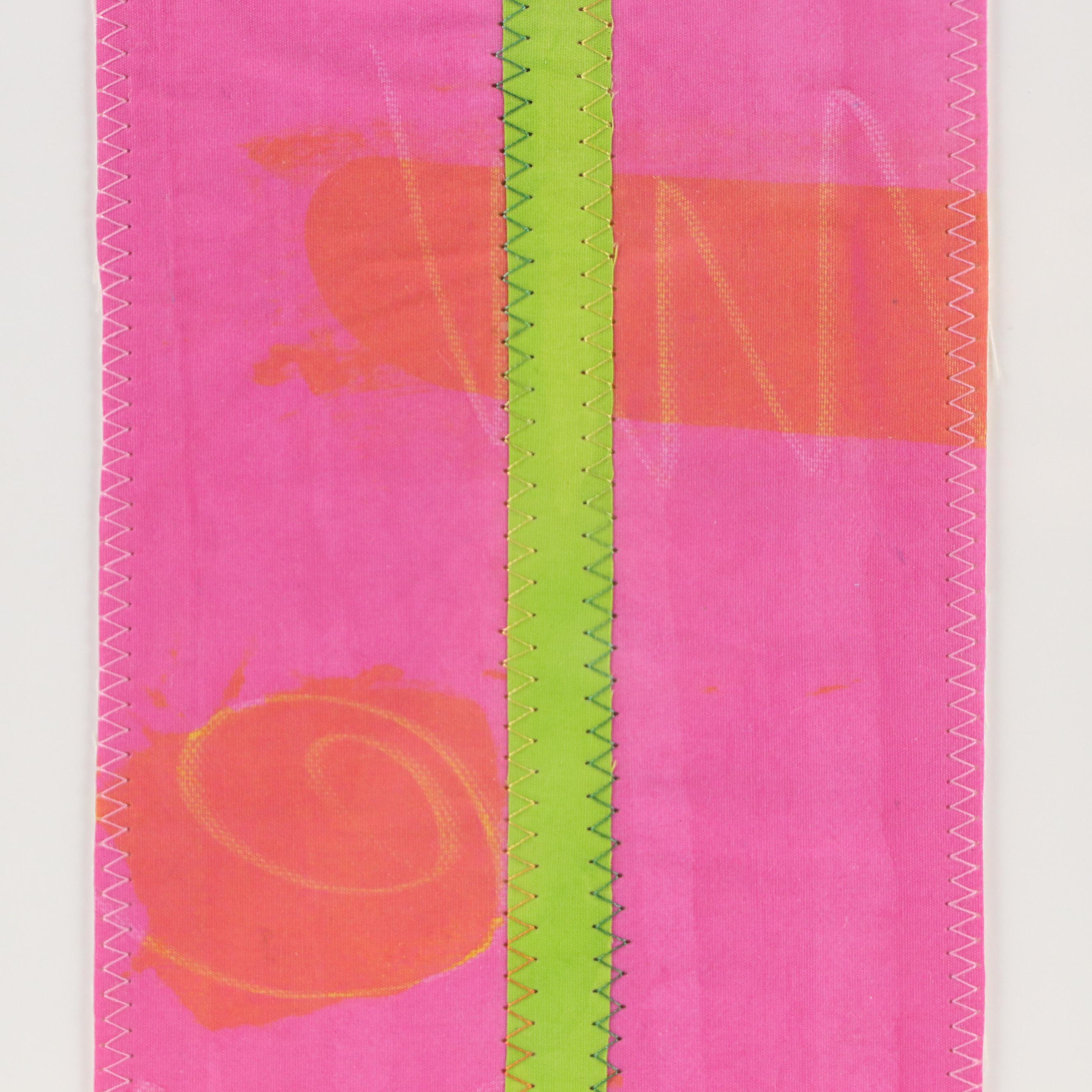 Abstract Mixed Media Assemblage of Flower, 21st Century