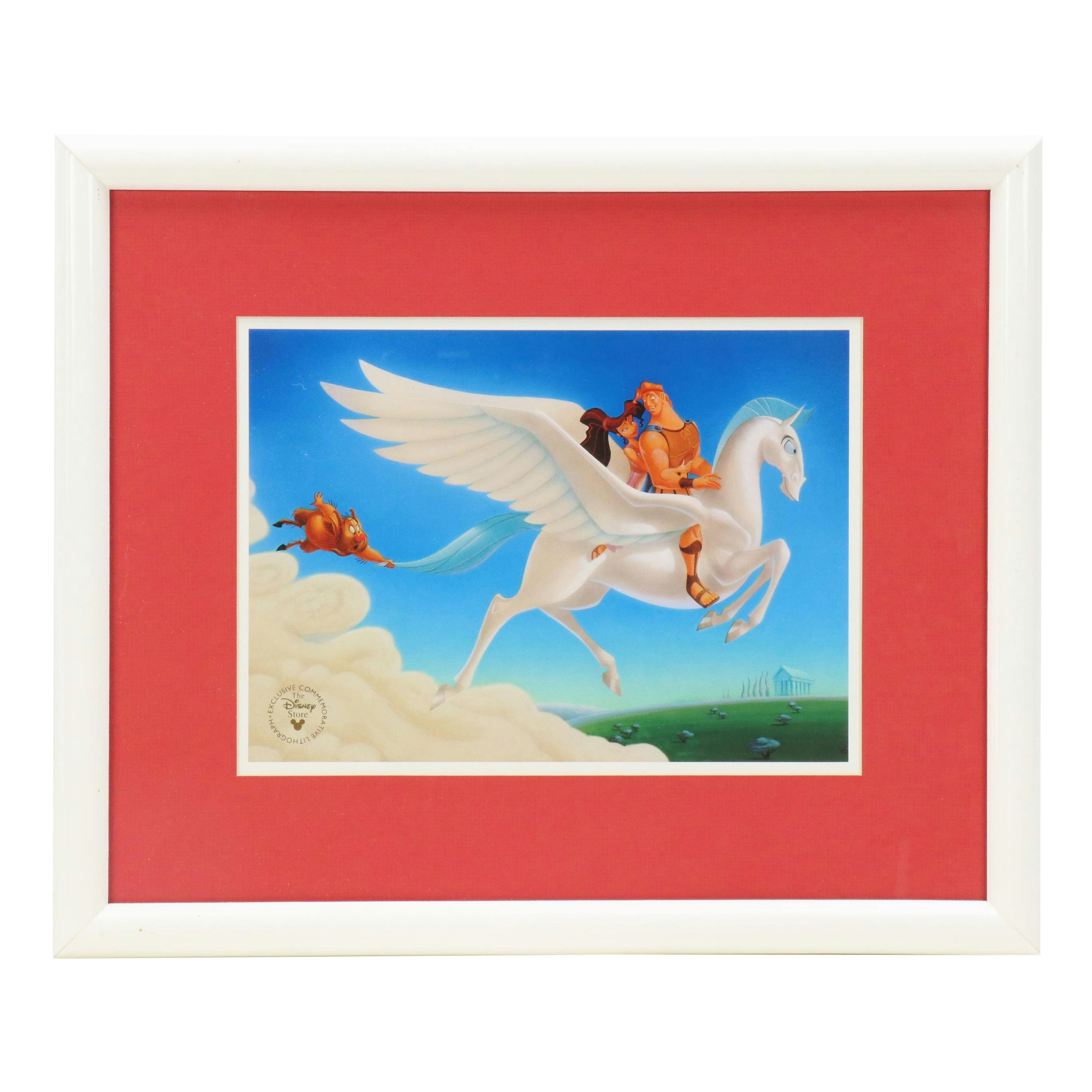 The Disney Store Commemorative Offset Lithograph of "Hercules," Late 20th C.