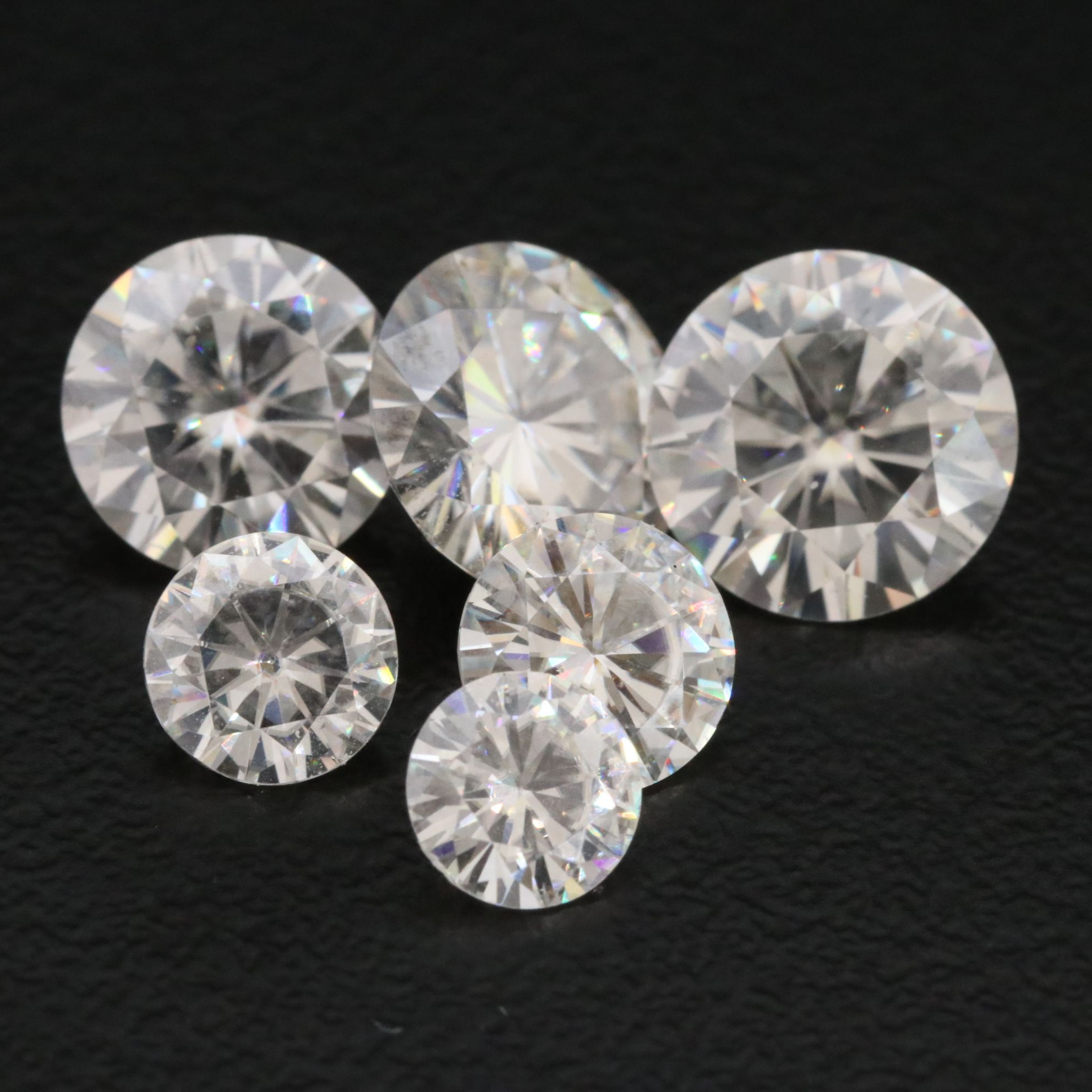 Loose 6.12 CTW Moissanites